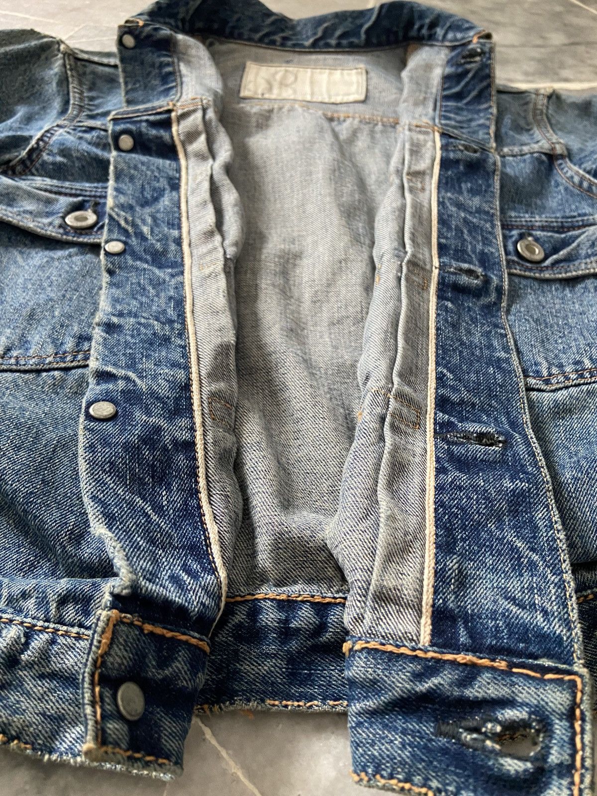 Johnbull JOHNBULL kojima japan Washed Distressed Denim Jacket Size US M / EU 48-50 / 2 - 6 Thumbnail