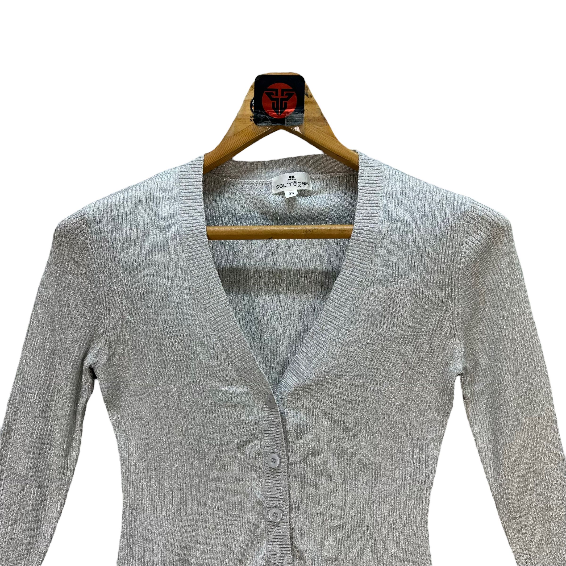 Courreges COUREGES CARDIGAN #7572-154 Size ONE SIZE - 2 Thumbnail