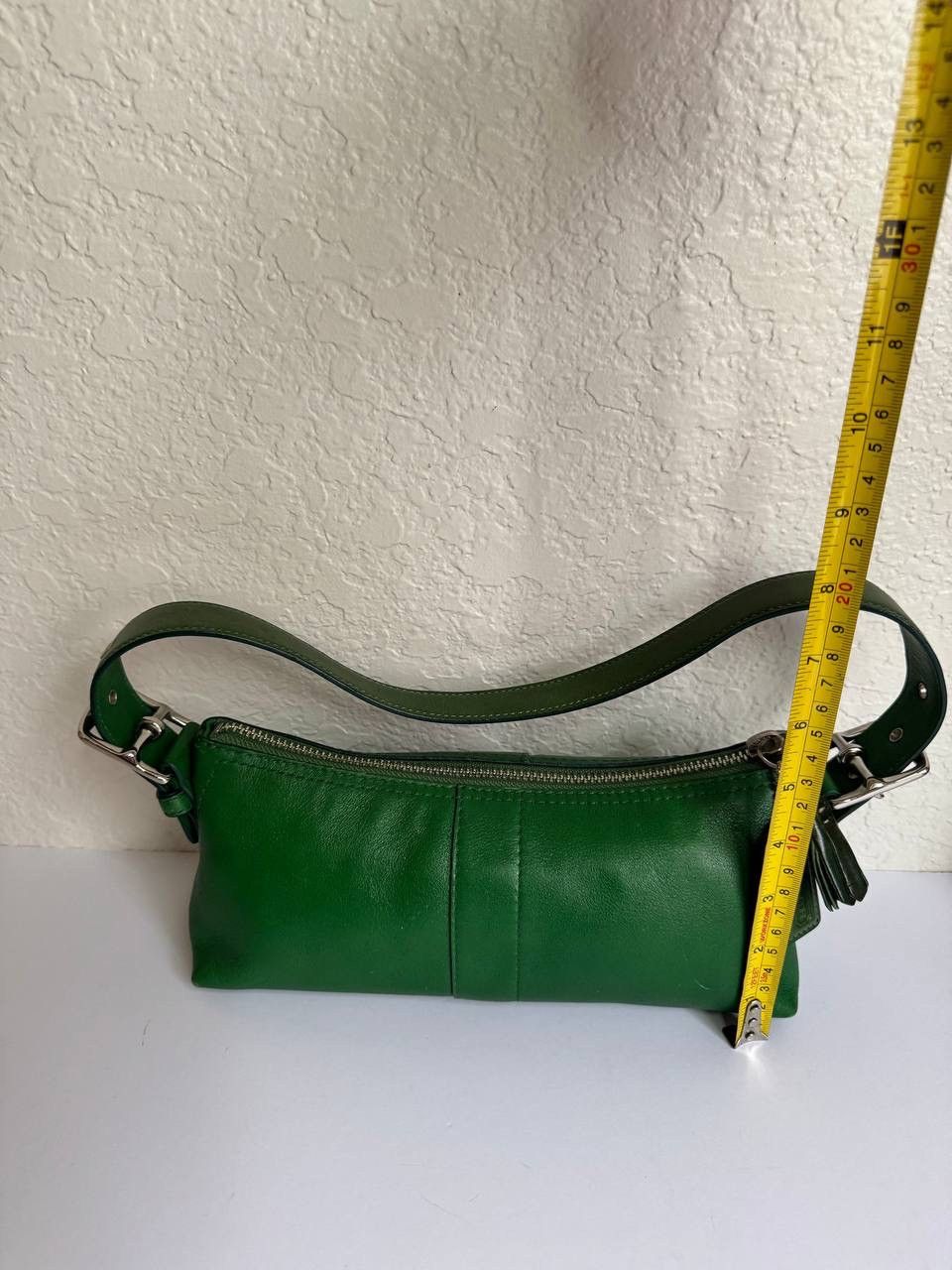Coach Y2K Coach Hampton Mini Demi Baguette Shoulder Kelly Green Size ONE SIZE - 4 Thumbnail