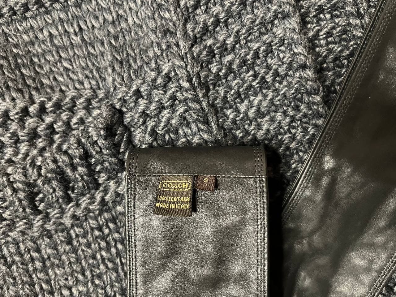 Coach Cardigan Coach Hand Knit Wool Size S / US 4 / IT 40 - 6 Thumbnail