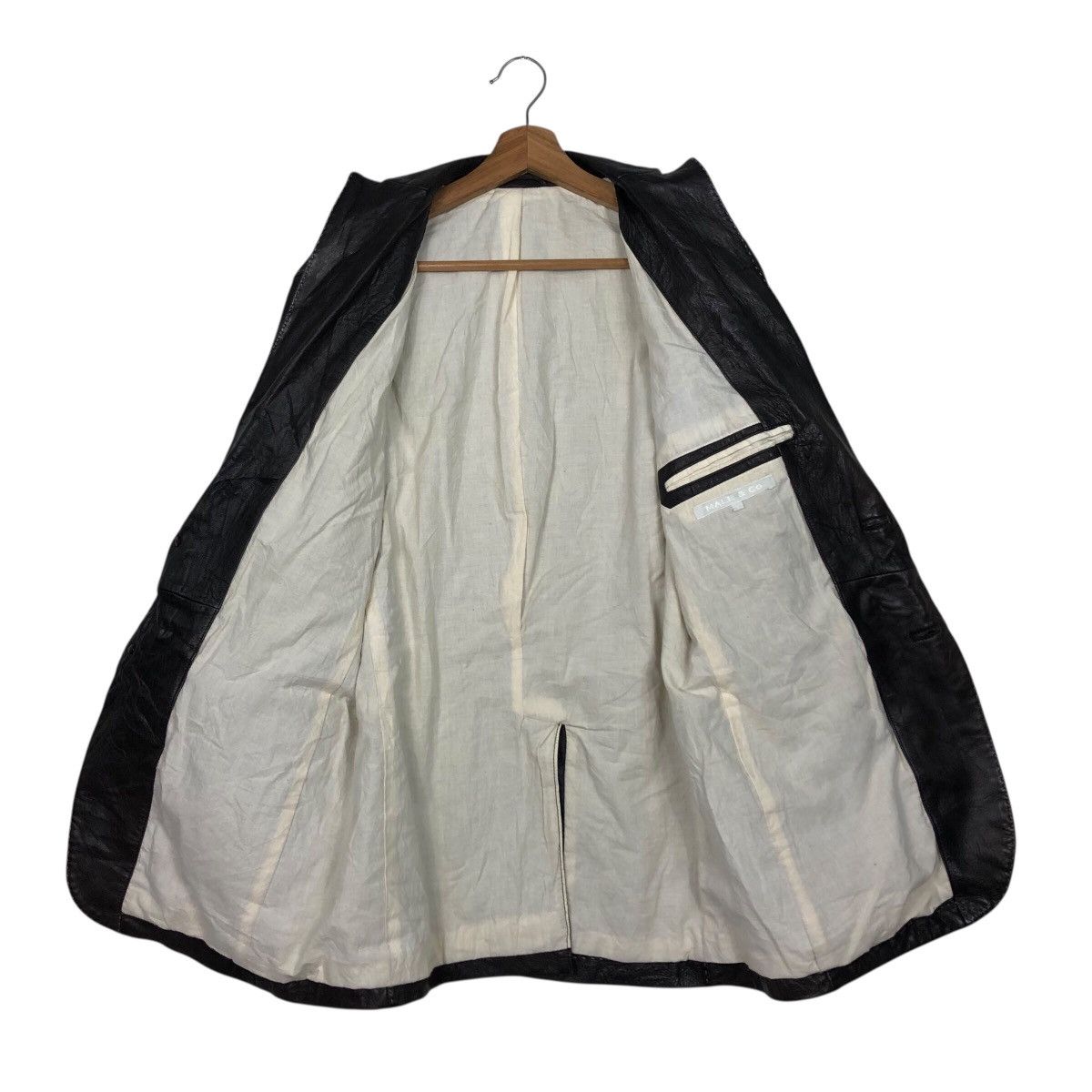 Japanese Brand 📌Vintage Biker Leather Jacket Male & Co. Issey Miyake Size US L / EU 52-54 / 3 - 14 Thumbnail