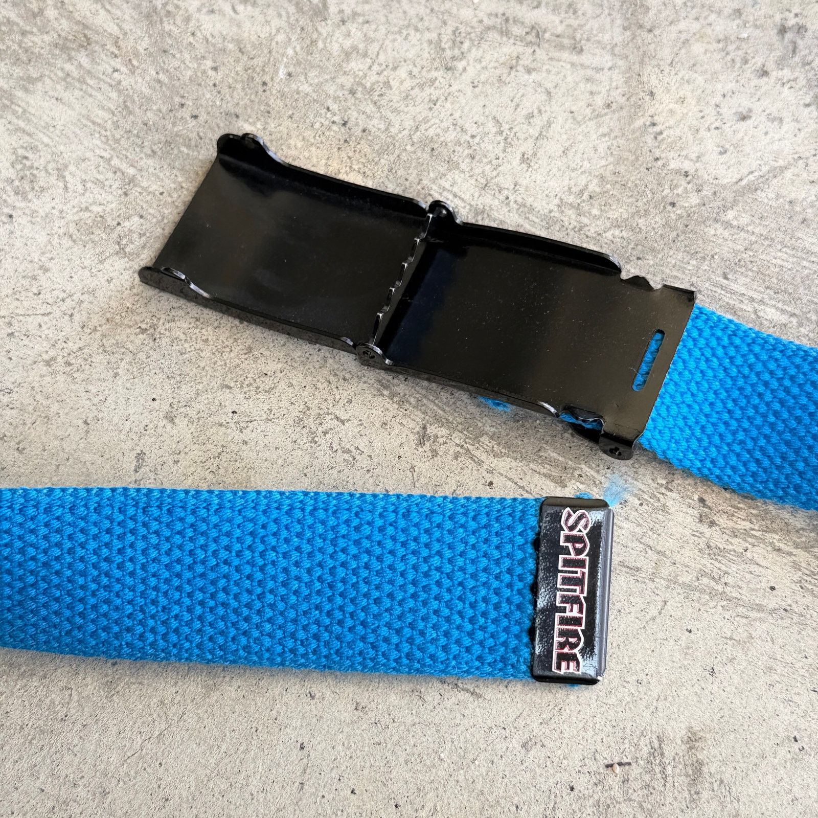 Spitfire Vintage Spitfire Bighead Web skater Belt Blue One Size Size ONE SIZE - 6 Thumbnail