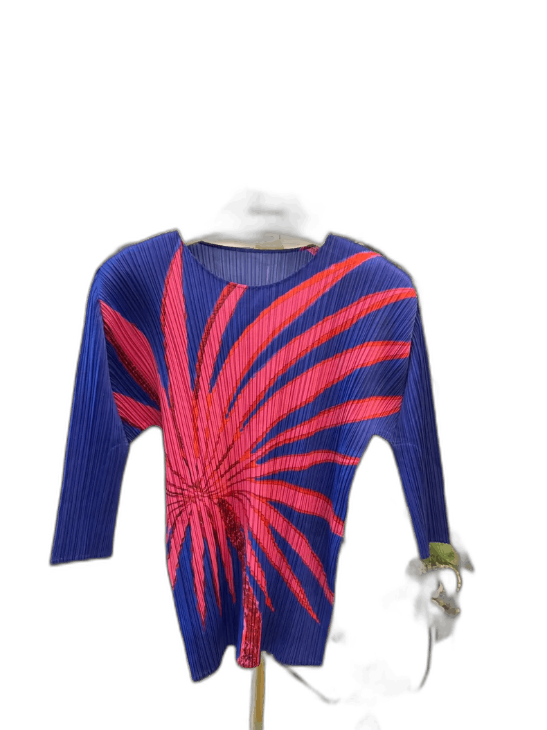 Issey Miyake Issey Miyake Palm Leaf Print Top-yf Size US M / EU 48-50 / 2 - 1 Thumbnail