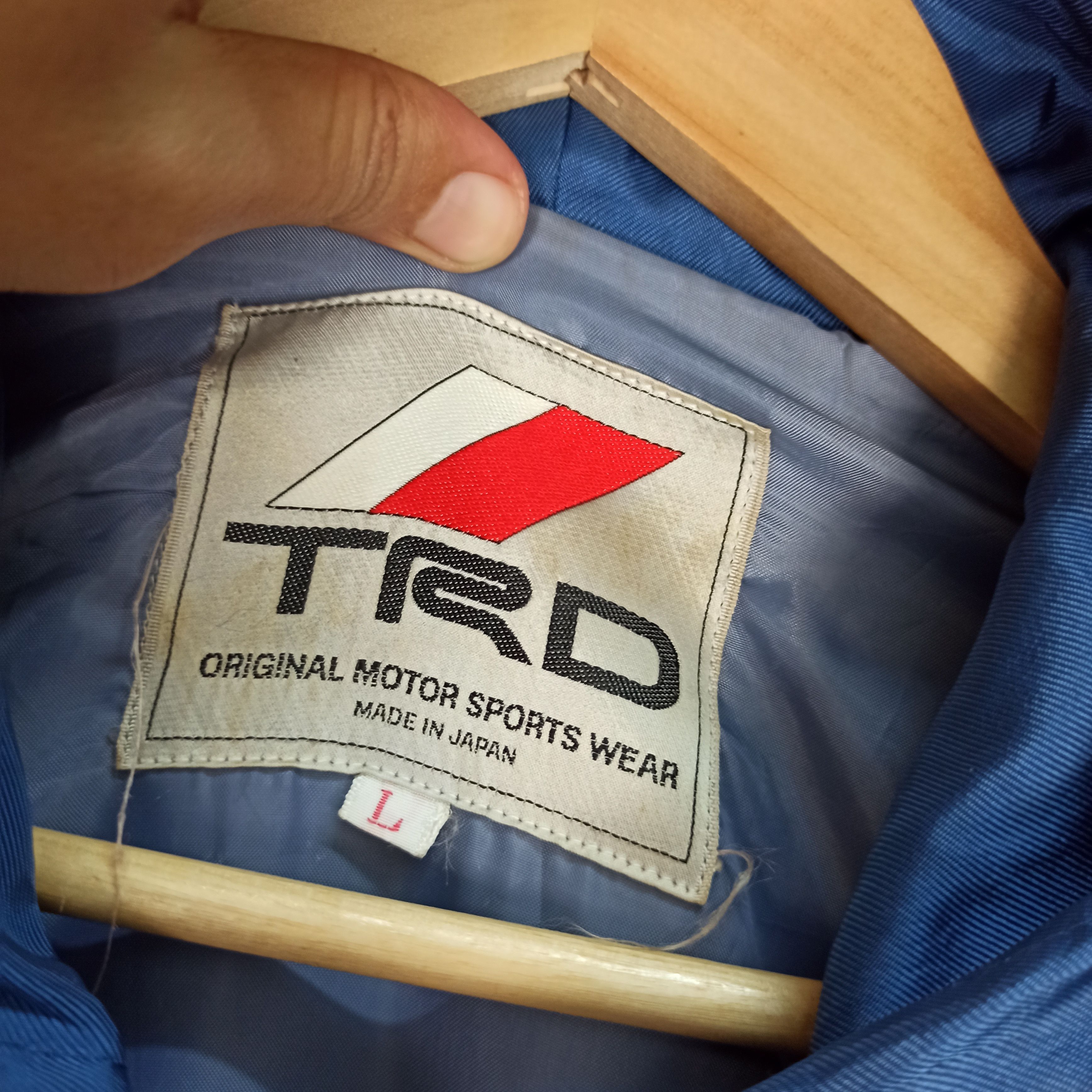 Japanese Brand Vintage TRD Toyota Motor Sports Jacket Hoodie Size US L / EU 52-54 / 3 - 8 Thumbnail