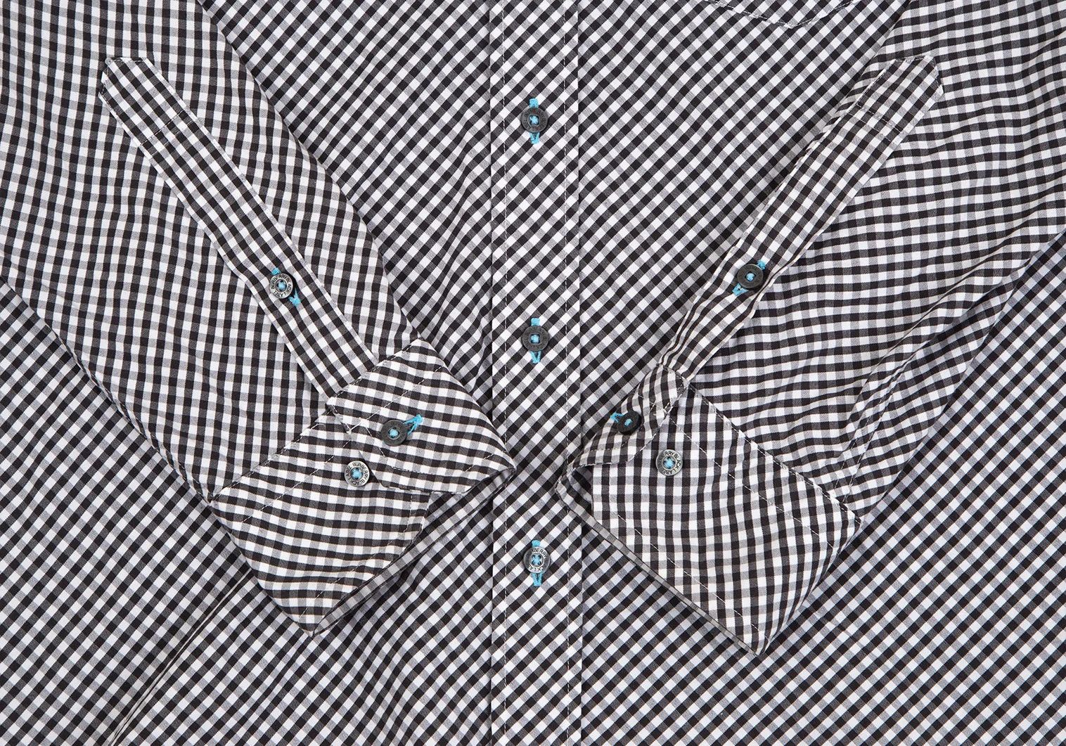 Burberry Gingham Check Button-Down Shirt in Black and White Size US S / EU 44-46 / 1 - 8 Thumbnail