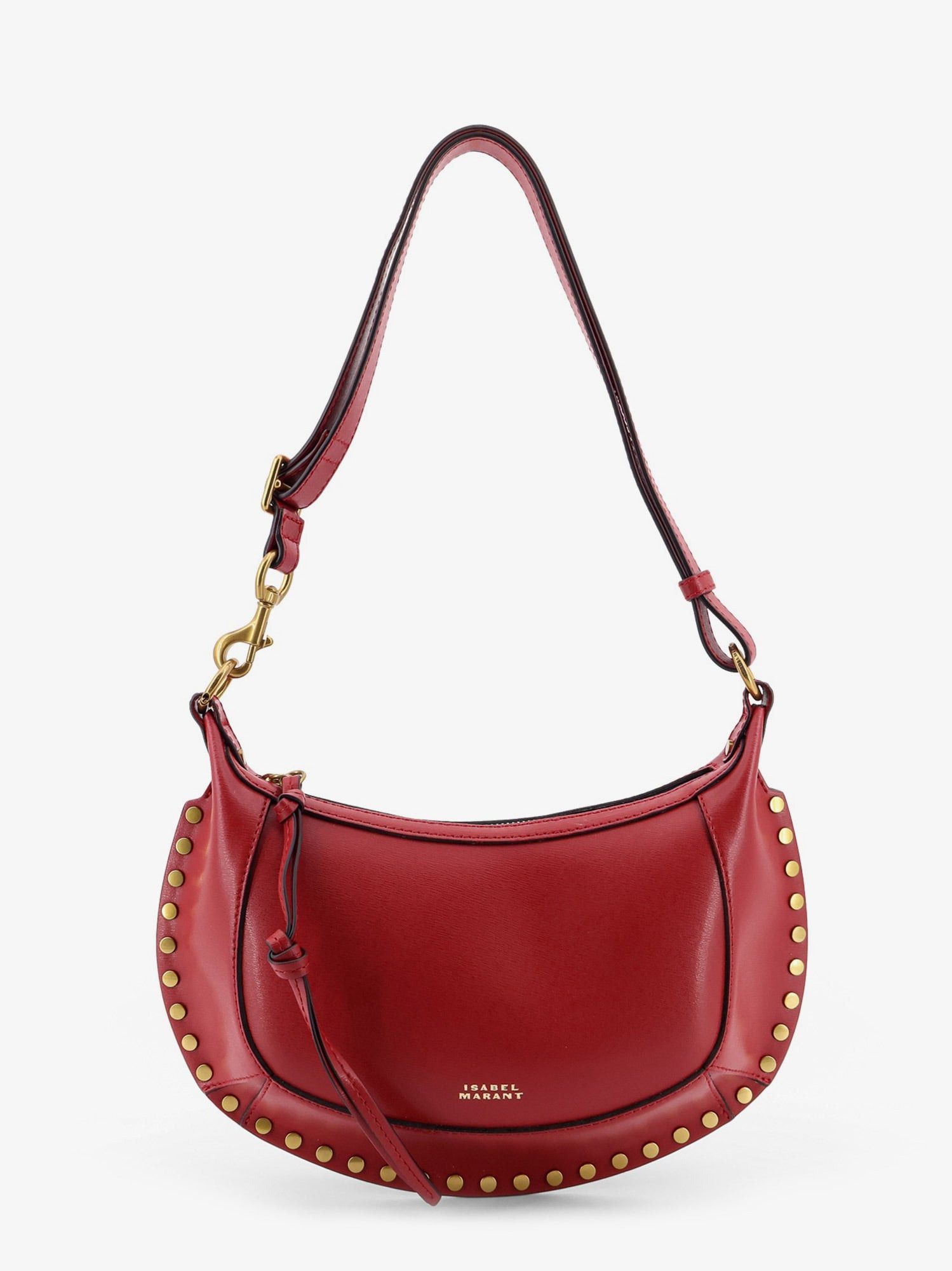 Isabel Marant Oskan Moon Leather Crossbody Bag, Women's