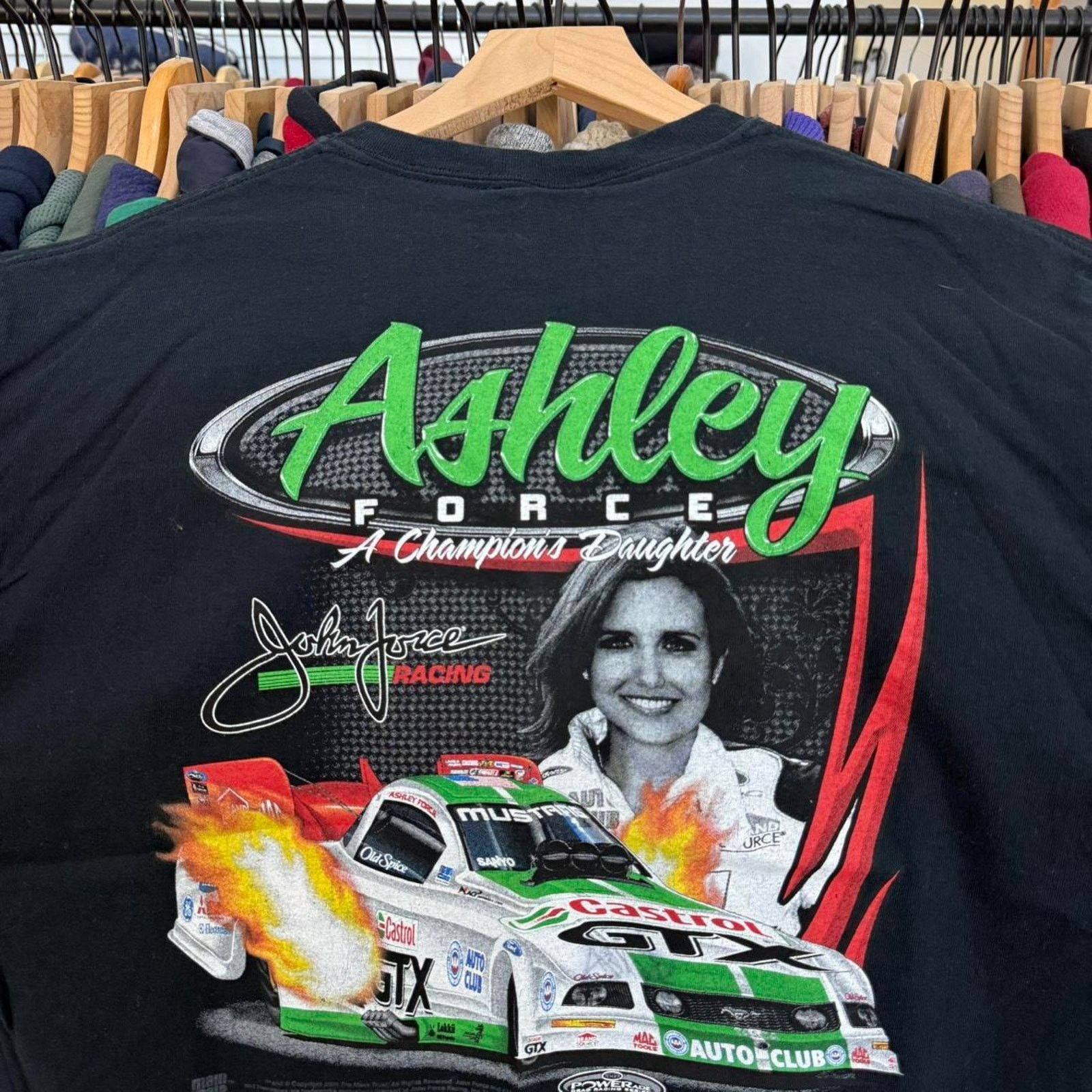 Other Vintage Y2K Ashley Force Racing Tee Black Size US L / EU 52-54 / 3 - 2 Thumbnail