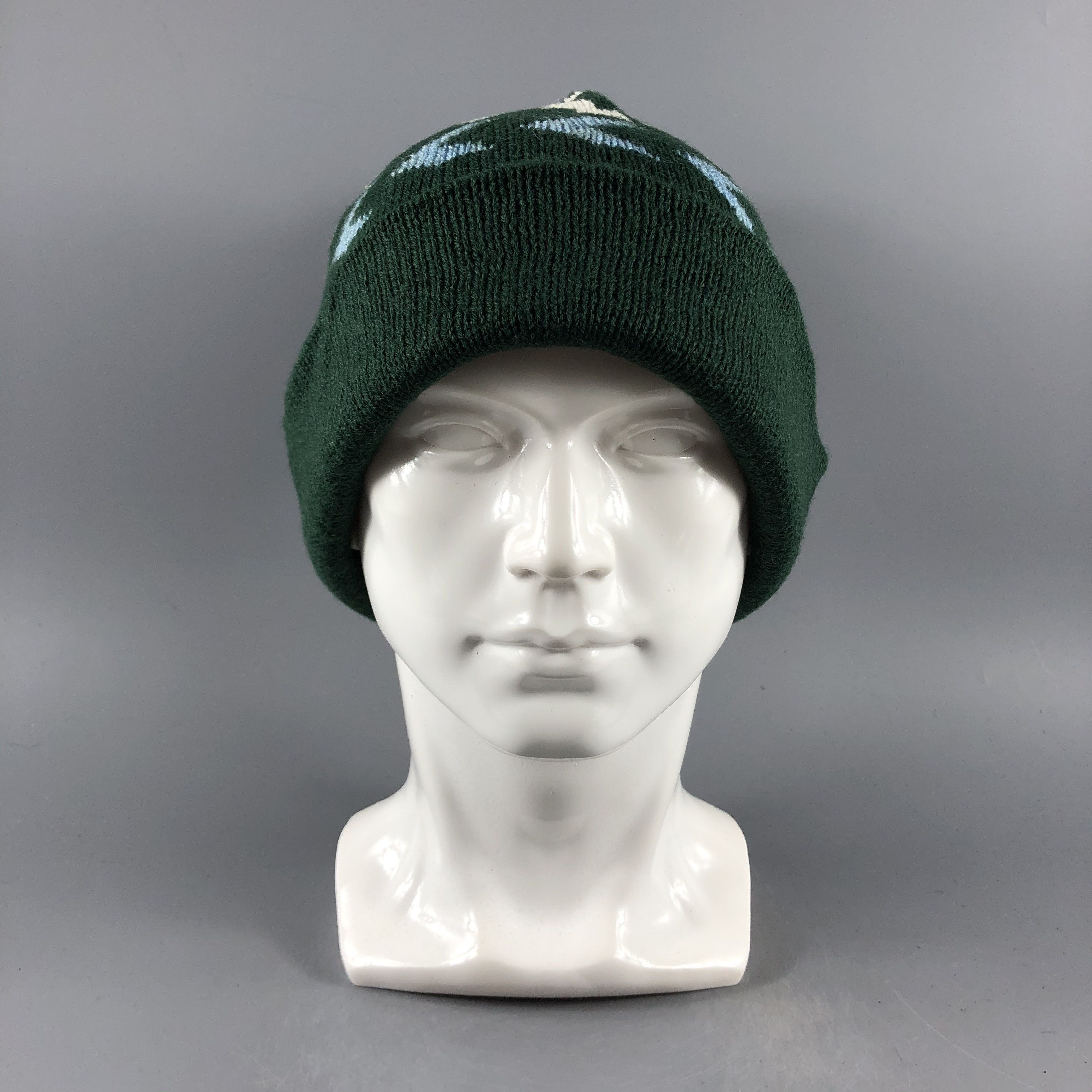 Japanese Brand × Vintage Unknown Fair Isle Bobble Beanie Snow Hat Snow Cap -D437 Size ONE SIZE - 7 Thumbnail