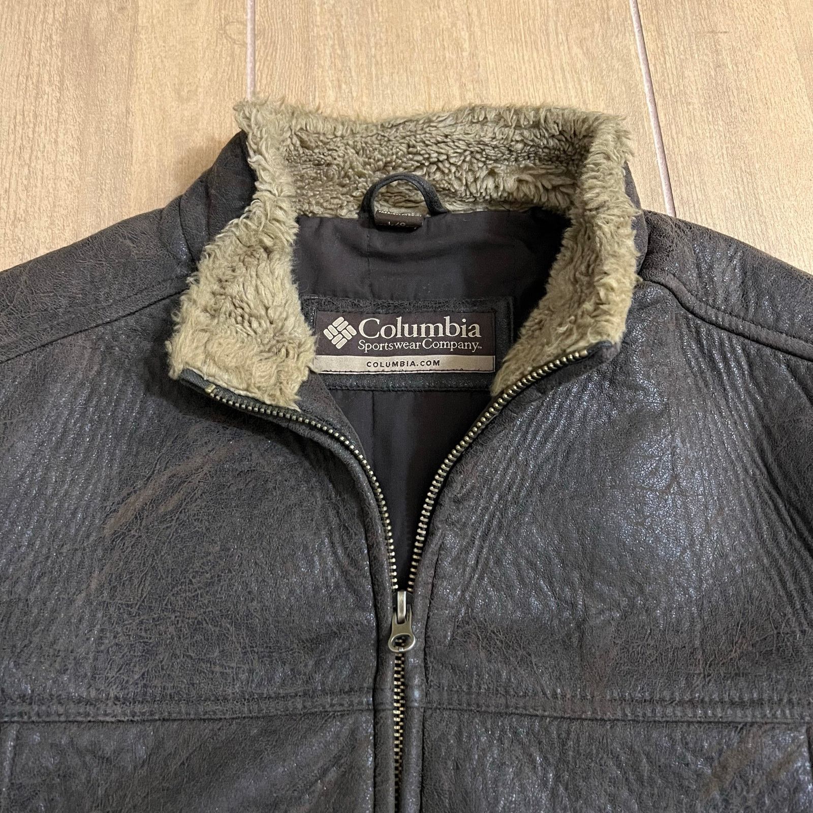 Columbia Vintage Columbia Sherpa Jacket Brown Full Zip Mens L Y2K Size US L / EU 52-54 / 3 - 10 Thumbnail
