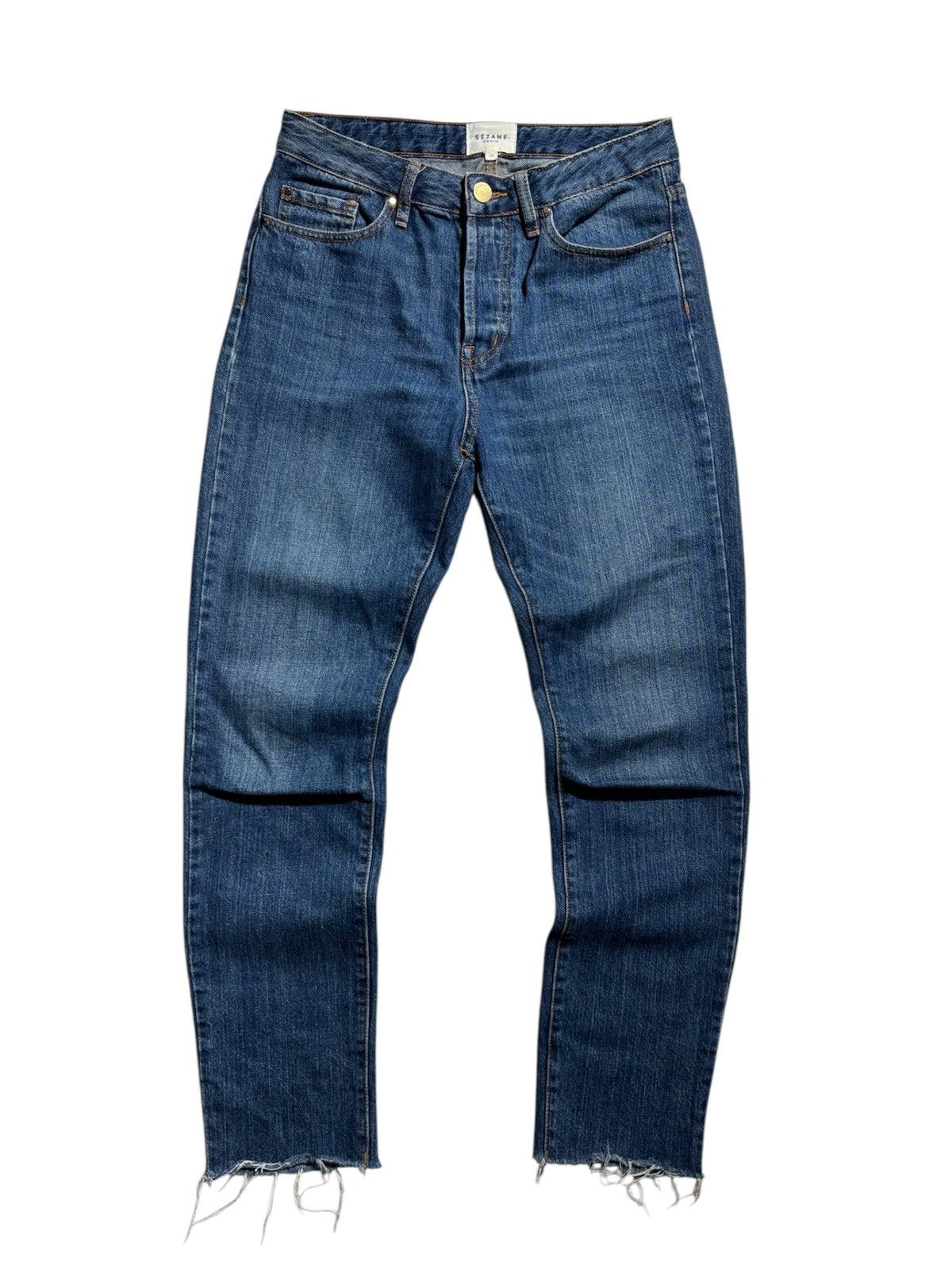 Sezane Sezane Jeans Womens Luxury Designer Size 28 Size 28" / US 6 / IT 42 - 1 Thumbnail