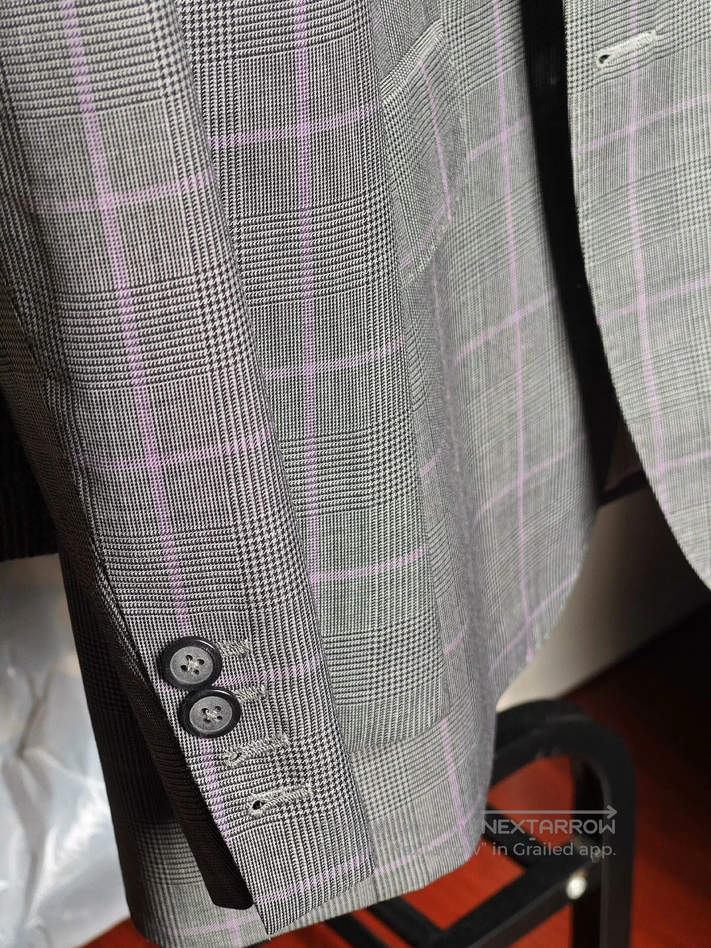 Japanese Brand Vintage Welsh Check Wool Tailored Suit. Size US M / EU 48-50 / 2 - 4 Thumbnail