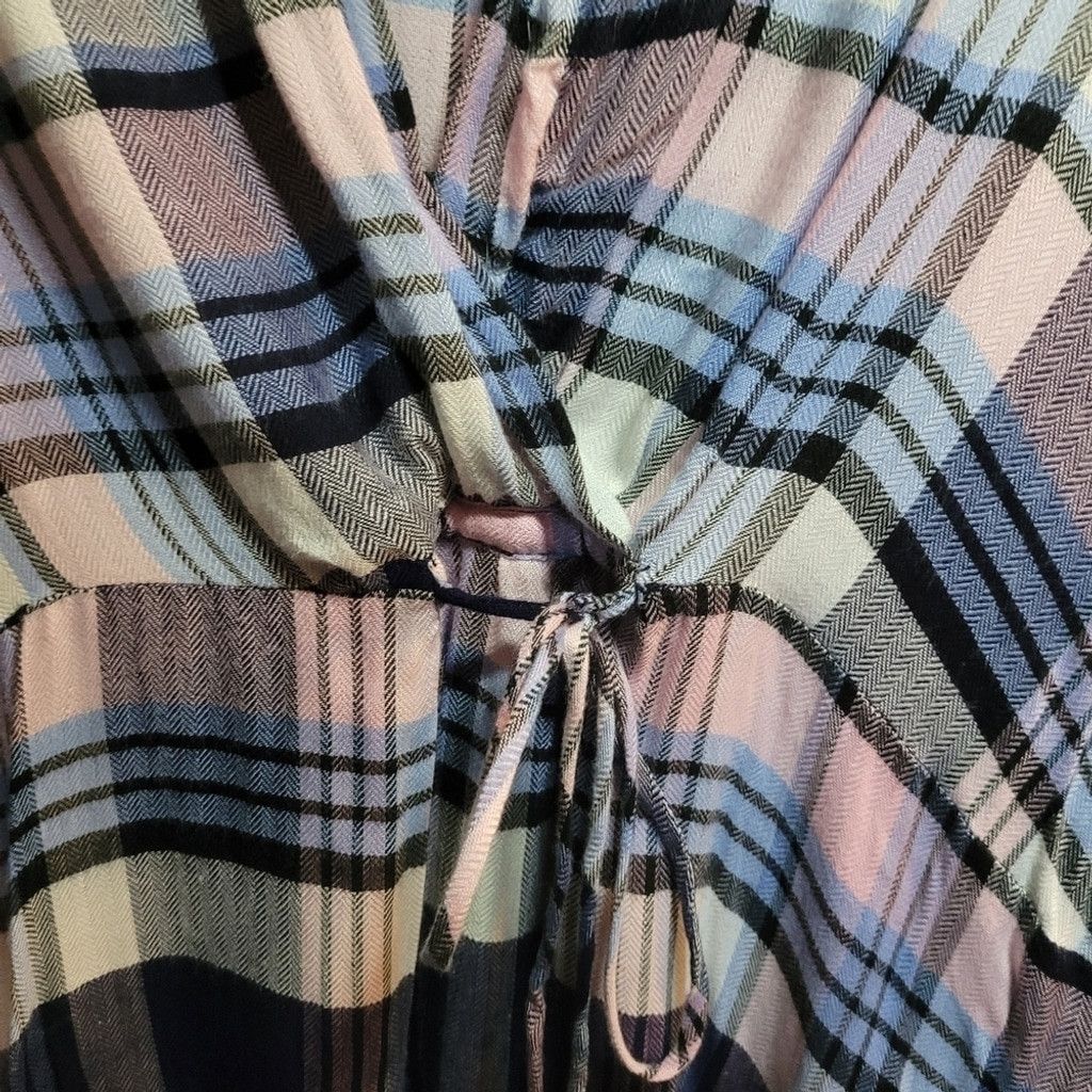 Lord & Taylor Desing Lab by Lord & Taylor, plaid top. L, nwot Size XL / US 12-14 / IT 48-50 - 4 Thumbnail