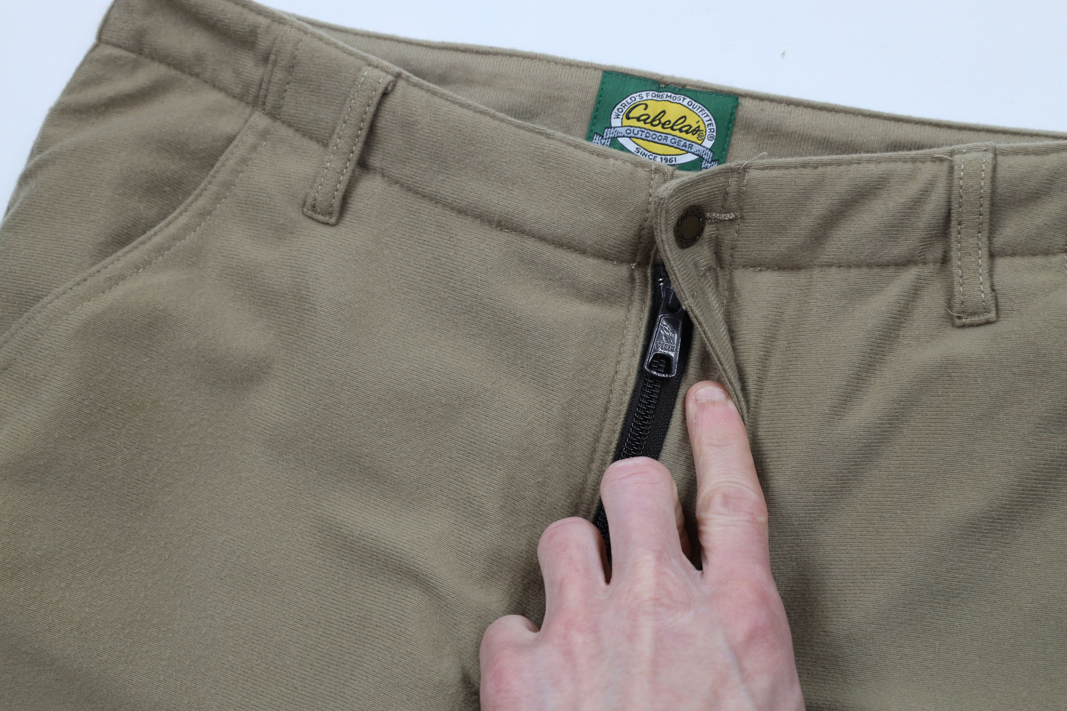 Cabelas × Vintage Vintage Cabelas Lined Wide Leg Chamois Soft Cloth Pants Size US 34 / EU 50 - 7 Thumbnail