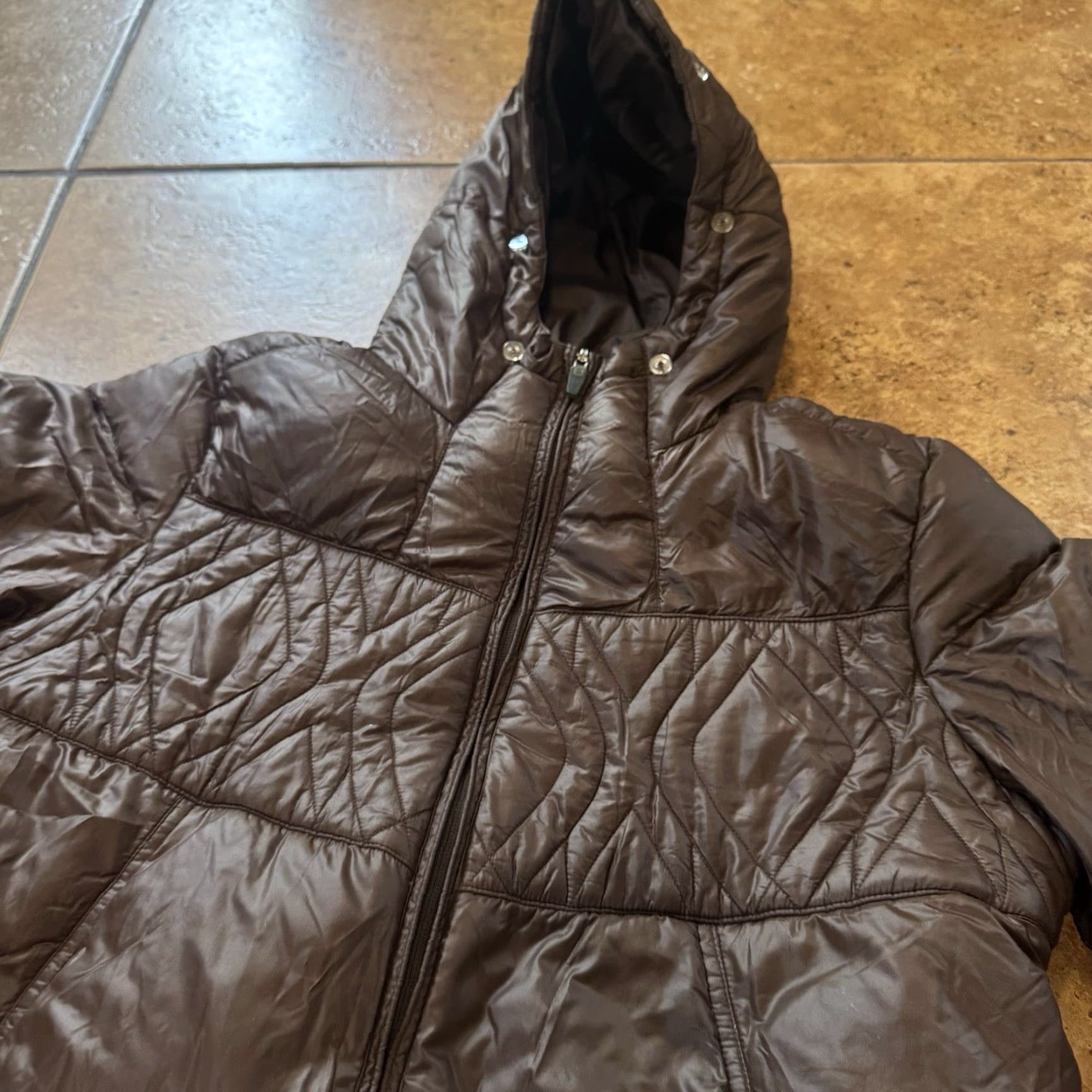 Nike ACG Nike ACG Goose Down Puffer Jacket Women’s XL Brown Zip Hooded Seasonal Outdoor Minimalist 550 Fill Size XL / US 12-14 / IT 48-50 - 3 Thumbnail