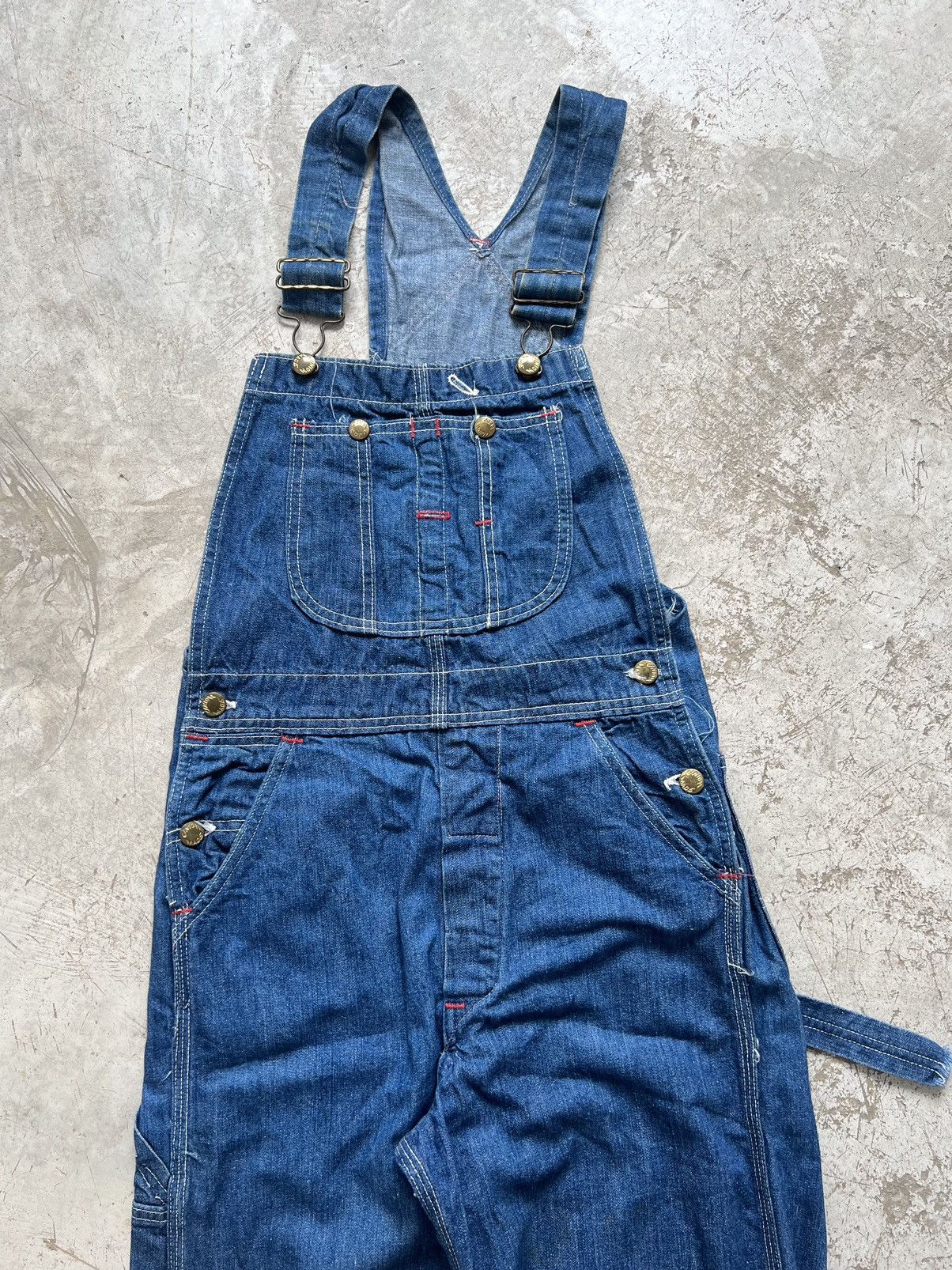 Vintage Distressed Vintage 50's UNION MADE Overalls Size US 32 / EU 48 - 3 Thumbnail