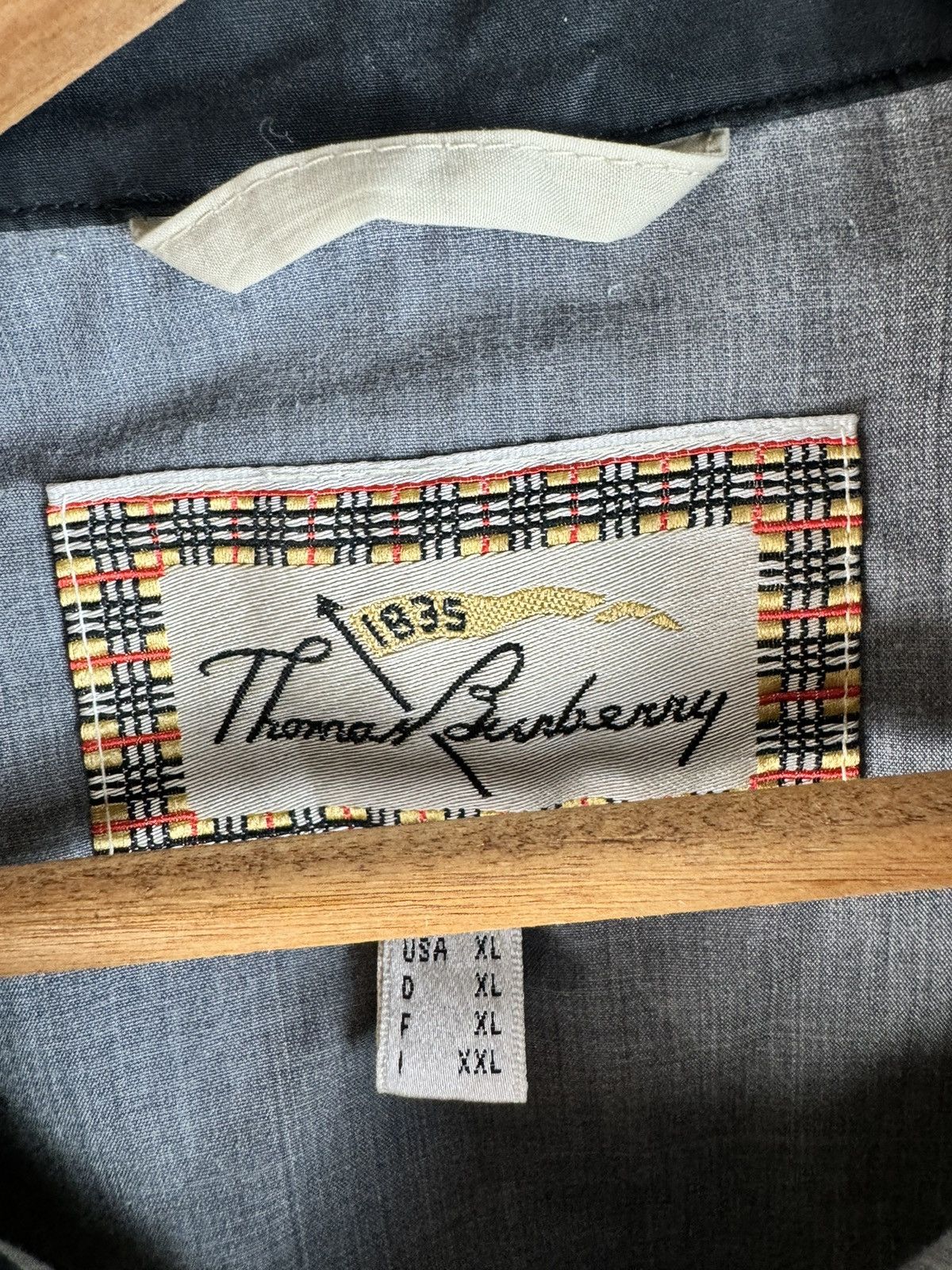 Burberry Thomas Burberry Vintage 90s Jacket UK Great Britain London Size US XL / EU 56 / 4 - 3 Thumbnail
