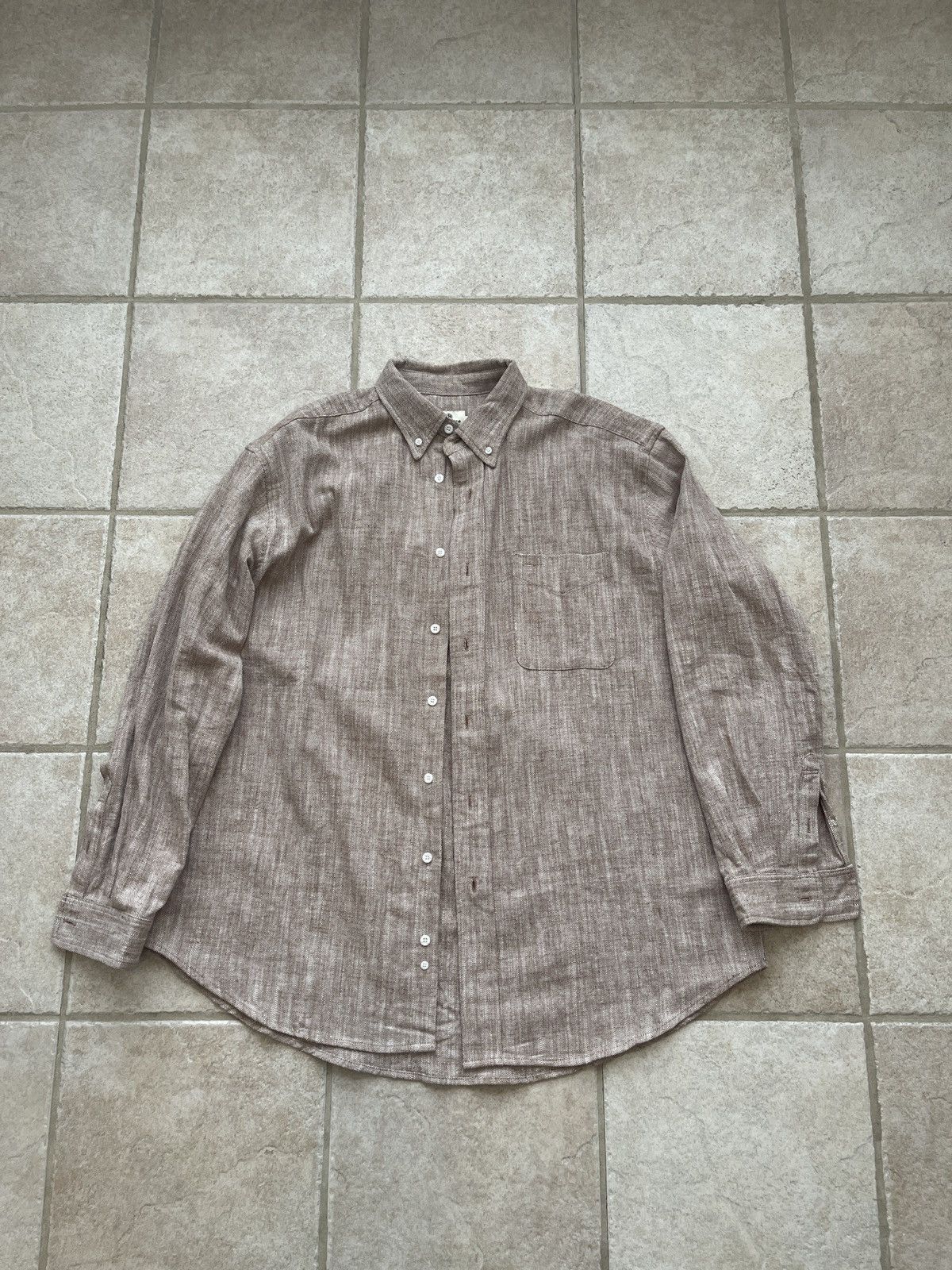 Manresa Manresa Lachlan Cotton/Linen Overshirt Size US XL / EU 56 / 4 - 1 Thumbnail