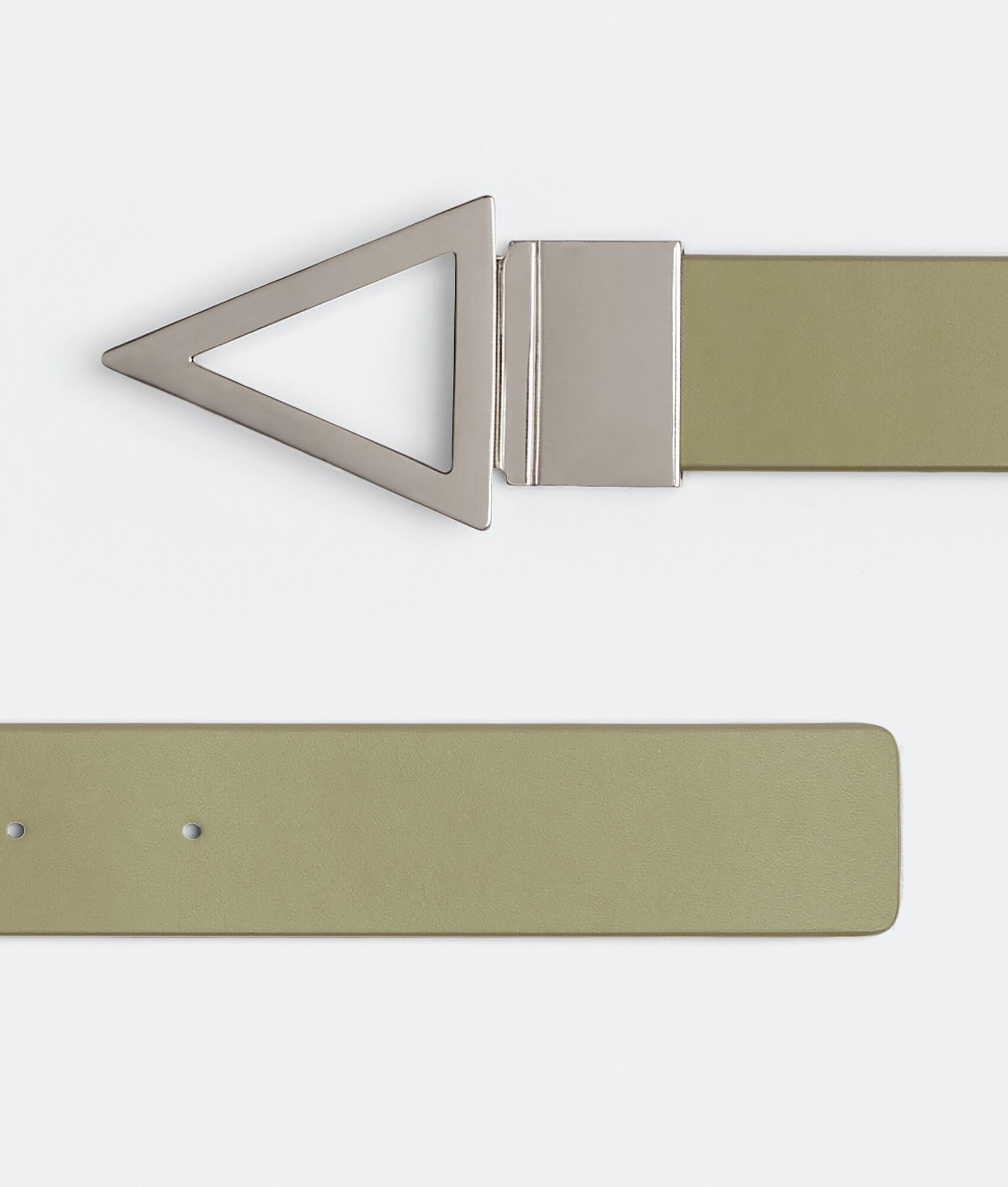 Bottega Veneta o1n1vont0425 Size: 90 / Triangle Belt in Travertine/Parakeet Size 36 - 3 Thumbnail