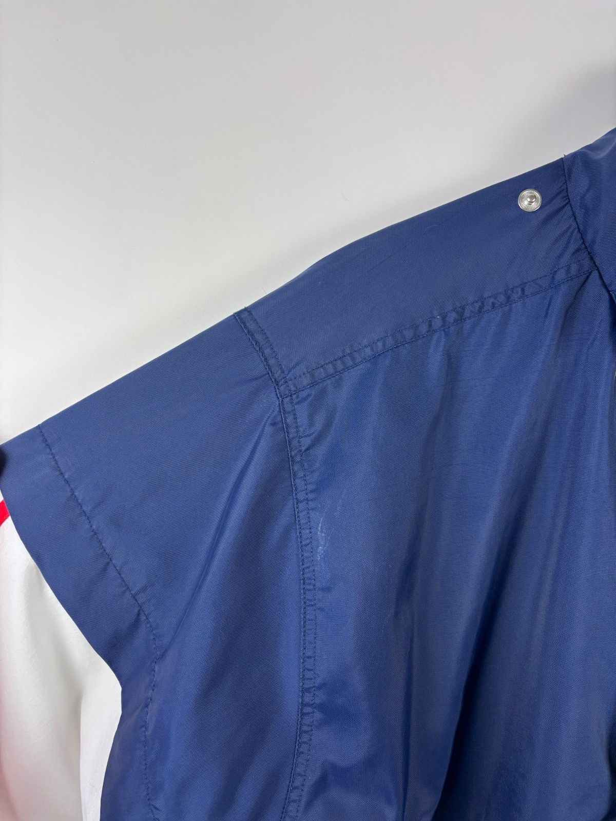 Adidas Vintage Adidas Big Logo Track Jacket Blue White Mens Size M Size US M / EU 48-50 / 2 - 6 Thumbnail