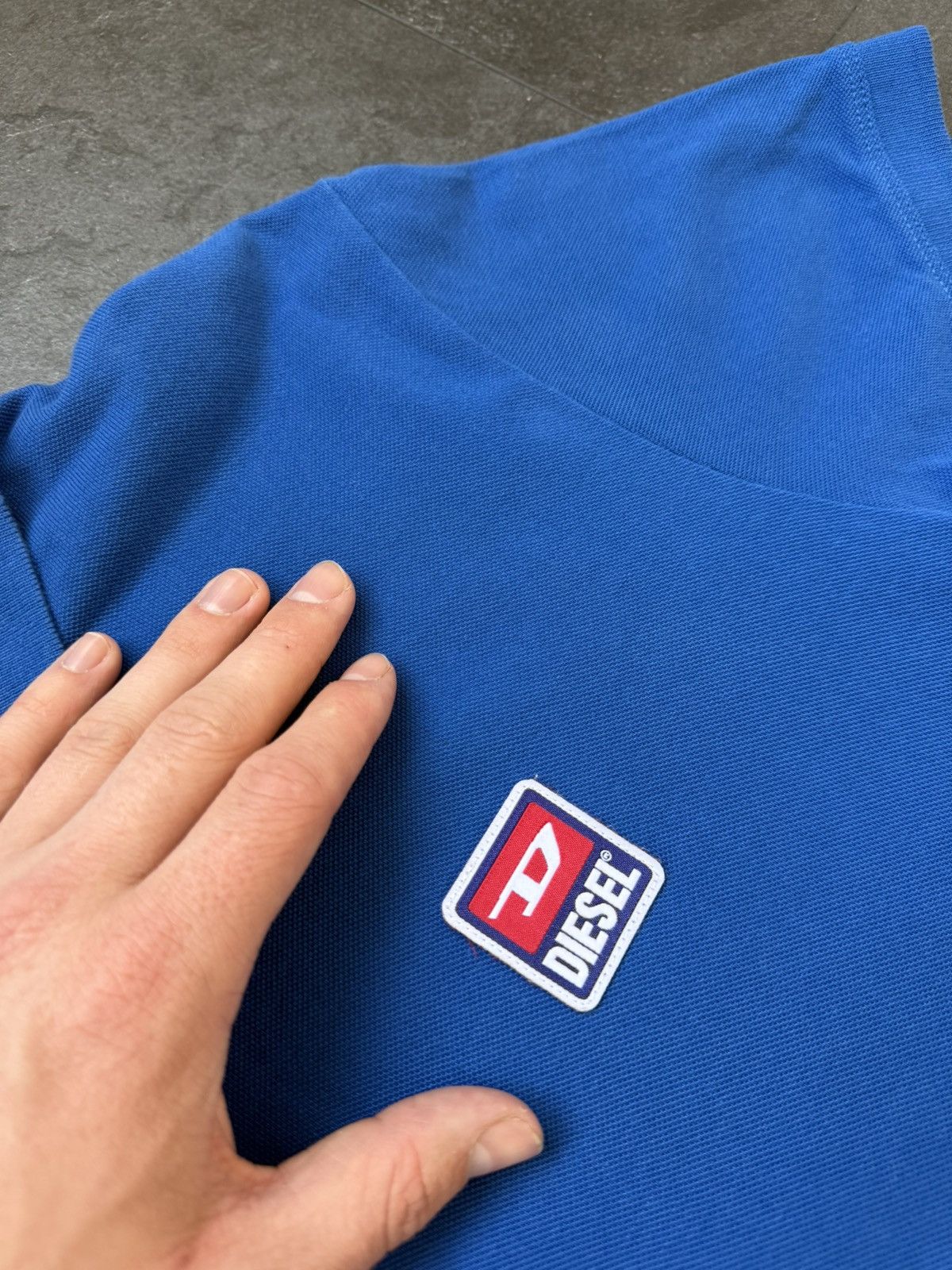 Diesel × Vintage Vintage diesel logo polo tee Size US L / EU 52-54 / 3 - 6 Thumbnail