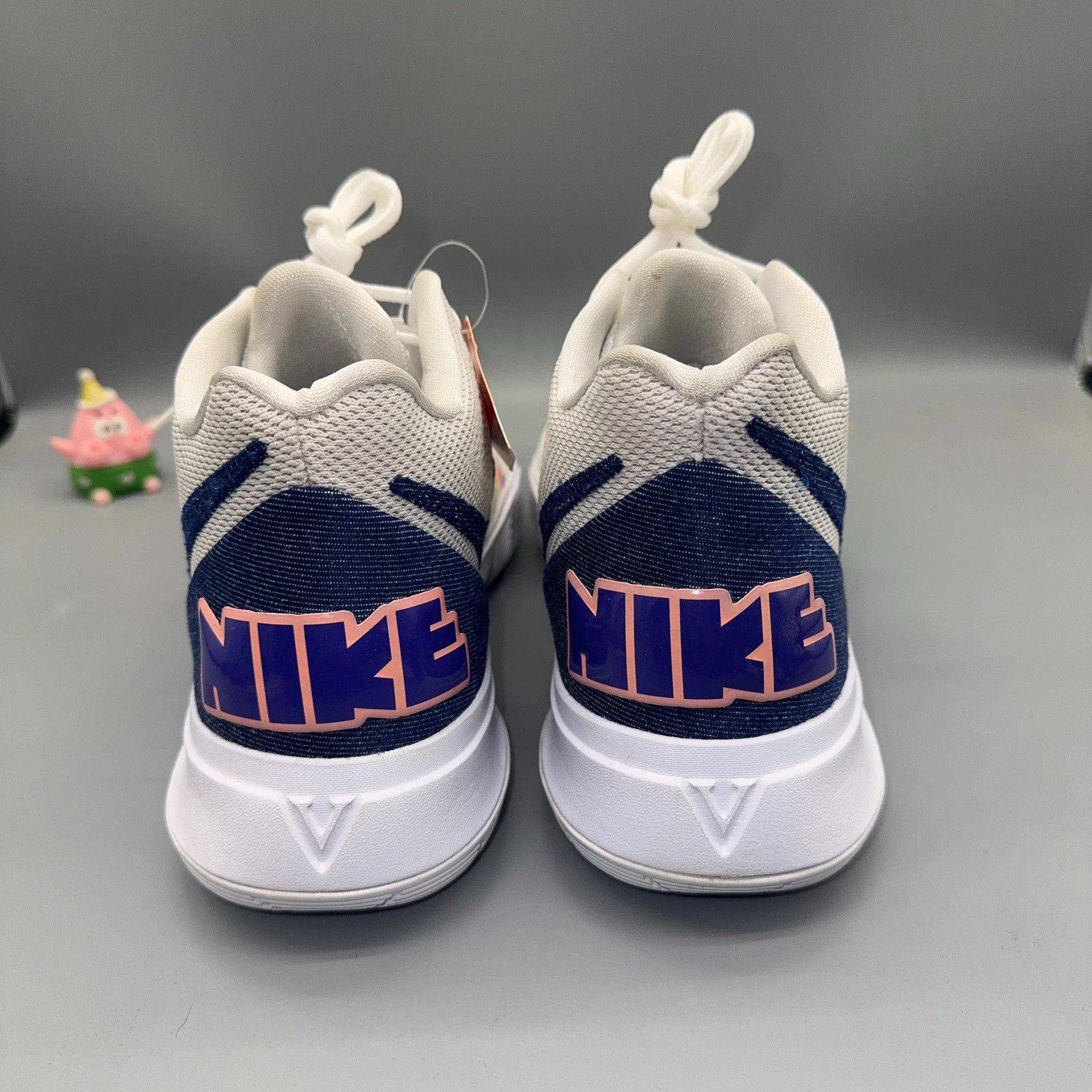 Nike Nike Kyrie 5 Men's White Blue 42.5 EUR Size US 9.5 / EU 42-43 - 3 Thumbnail