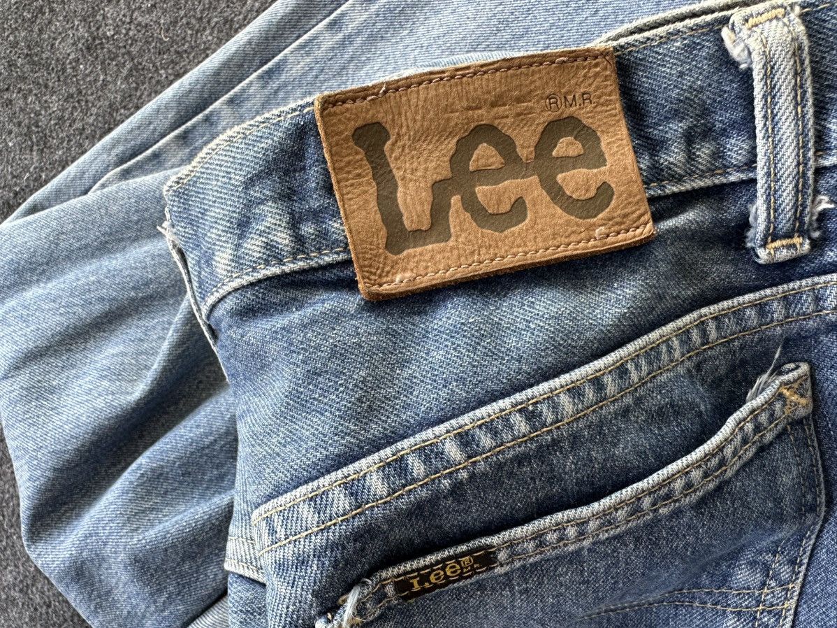Lee × Vintage Vintage Lee Rider Sanforized 1970s Blue Wash Denim F85 Size US 28 / EU 44 - 12 Thumbnail
