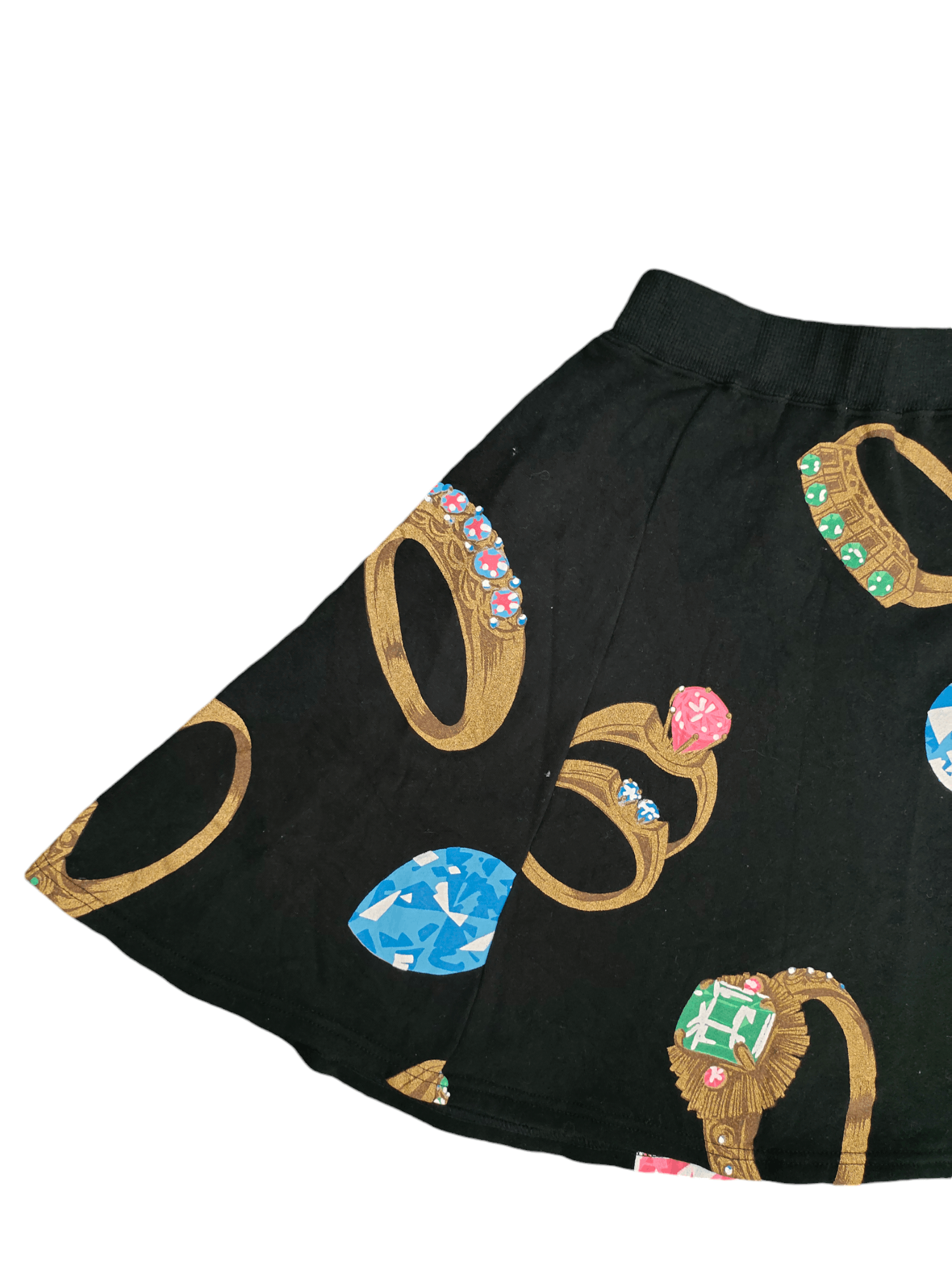 Issey Miyake Vintage 80s Iconic Issey Miyake Ring & Diamond Mini Skirt Size 30" / US 8 / IT 44 - 9 Thumbnail