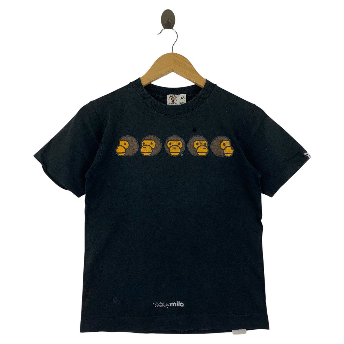 Bape × Vintage BATHING APE baby milo multi head printed tee Size US XS / EU 42 / 0 - 1 Thumbnail