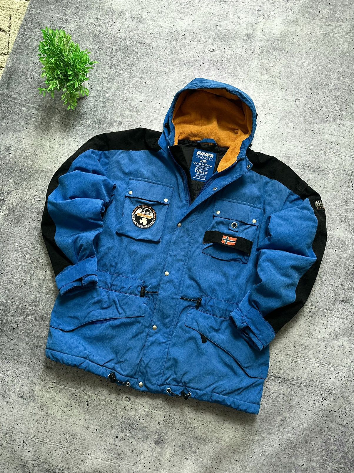 Napapijri Vintage 90s Napapijri Expedition Teflon Puffer Parka Jacket Size US L / EU 52-54 / 3 - 2 Thumbnail