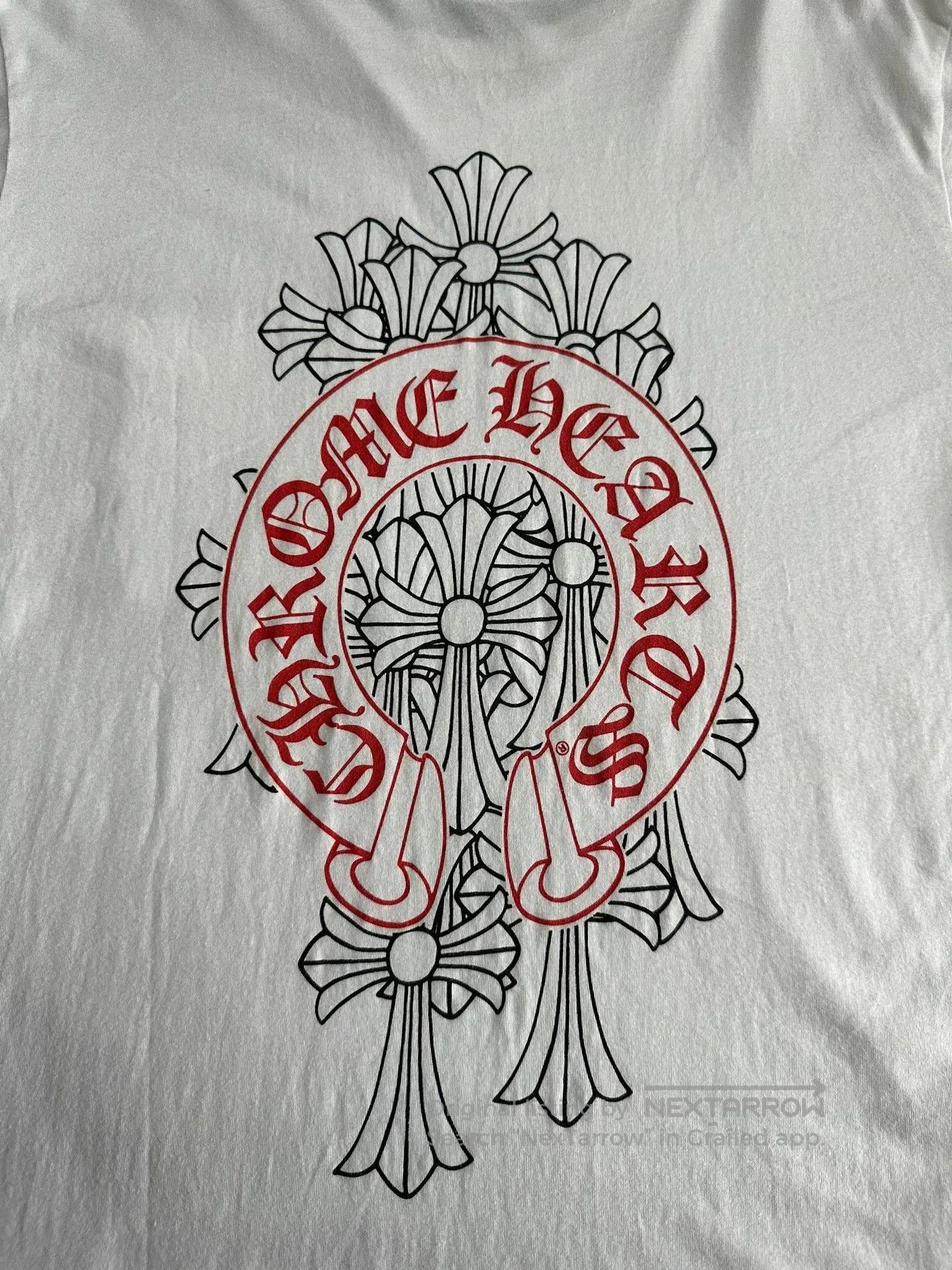 Chrome Hearts Chrome Hearts White Red Phantom Tee. Size US L / EU 52-54 / 3 - 2 Thumbnail