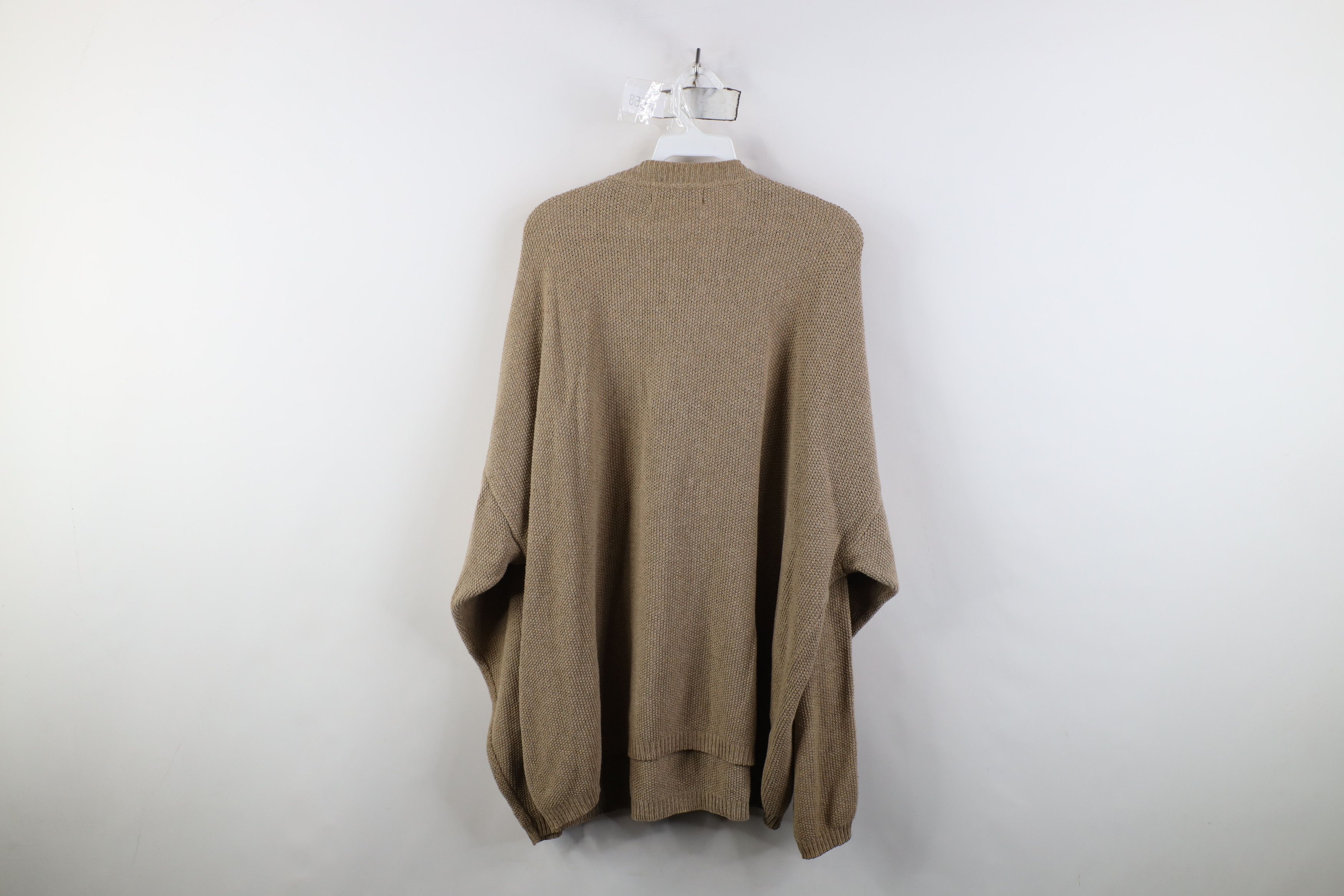 Eddie Bauer Vintage 90s Eddie Bauer Knit Henley Sweater Brown USA Size US XL / EU 56 / 4 - 8 Thumbnail