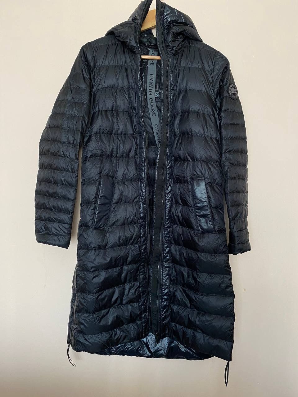 Canada Goose × Moncler 🔥 RRP 780€ Canada Goose Roxboro Coat Black noir Size XS / US 0-2 / IT 36-38 - 2 Thumbnail
