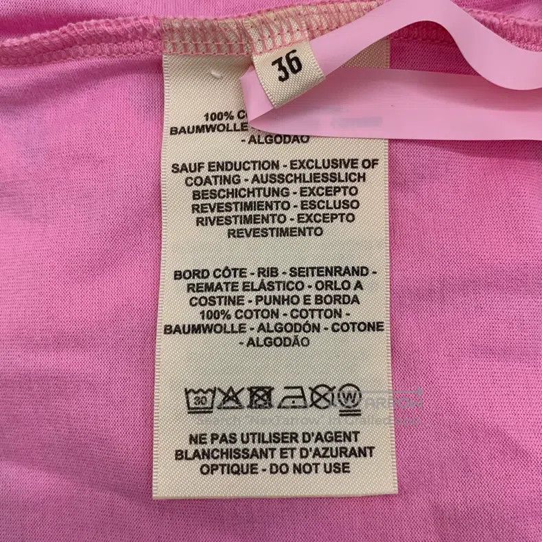 Hermes Hermes Pink Geometric Pattern Letter Printed Cotton Round Size XS / US 0-2 / IT 36-38 - 6 Thumbnail