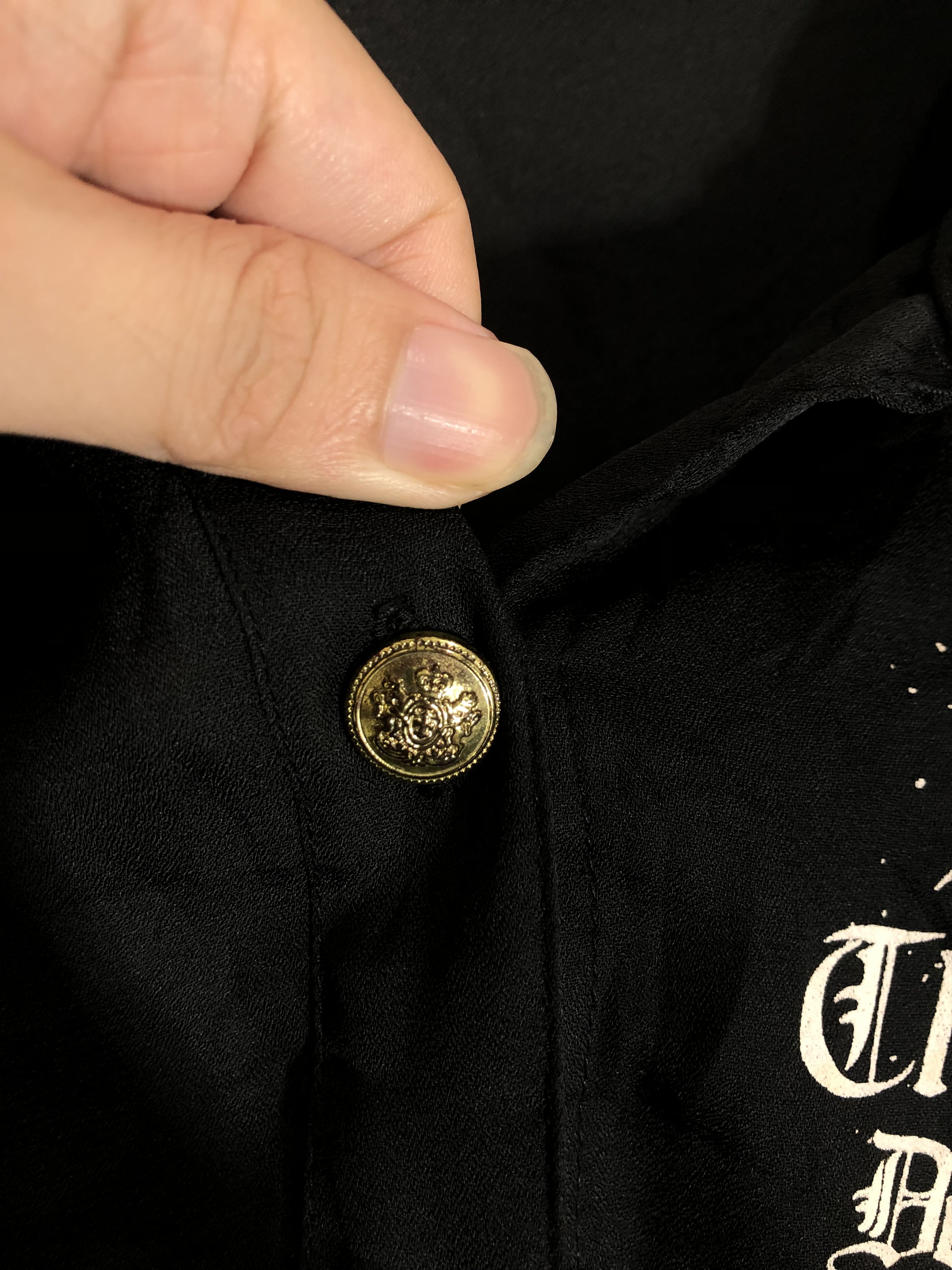 Japanese Brand Dig Deep Poem Black Button Shirt Size US M / EU 48-50 / 2 - 2 Thumbnail