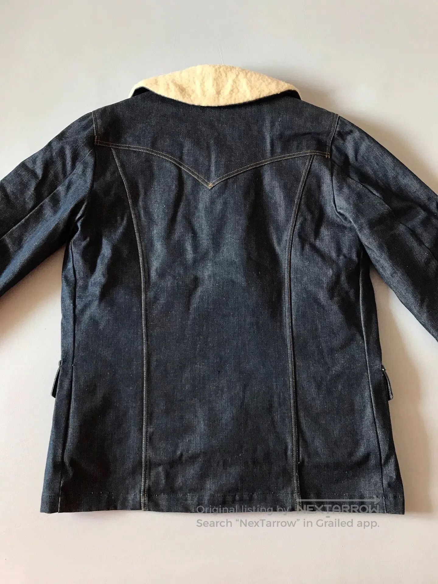 Lee 80s Lee Storm Rider Sherpa Lined Farm Coat. Size US L / EU 52-54 / 3 - 5 Thumbnail