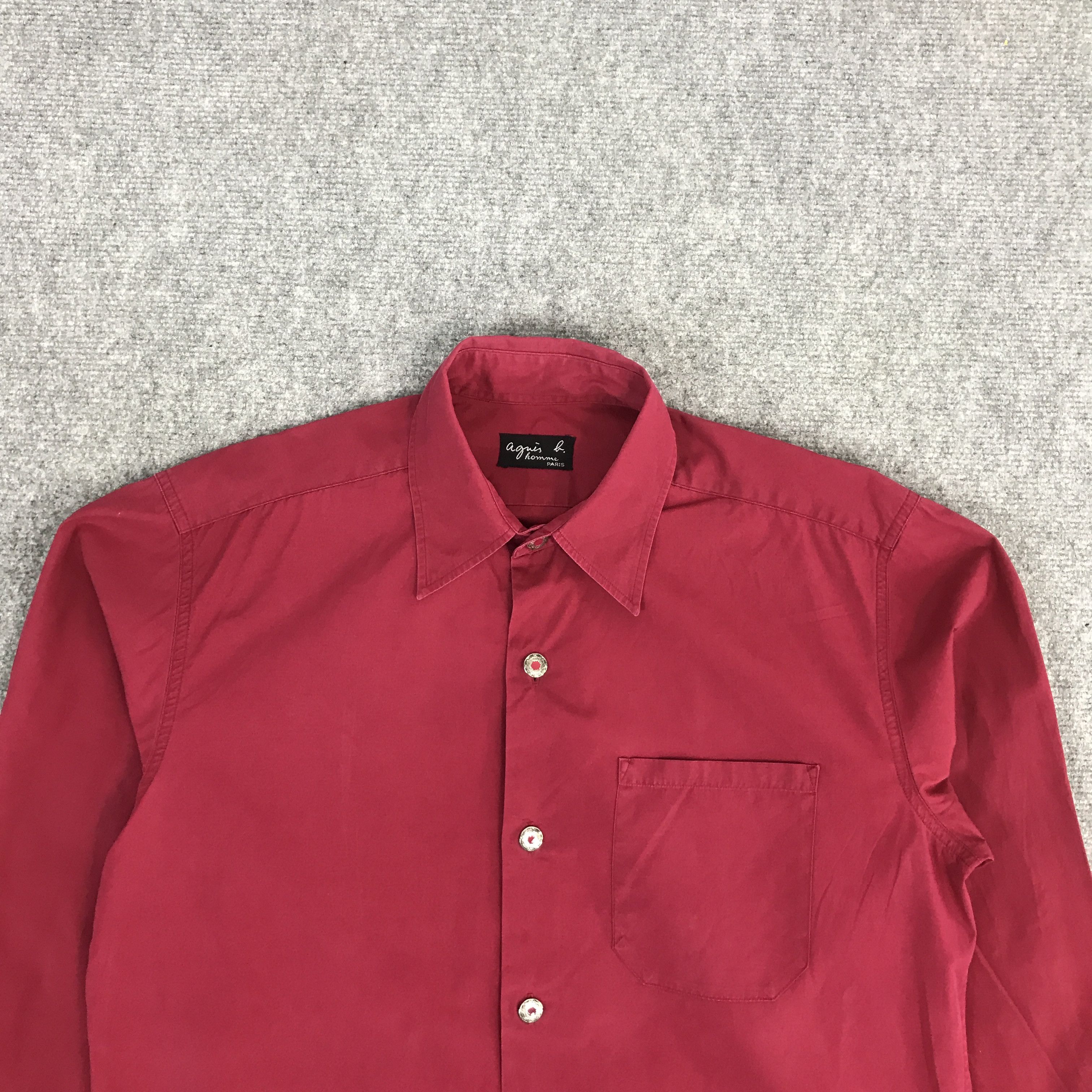 Japanese Brand × agnes b. AGNES B HOMME BUTTON UP SHIRTS LONG SLEEVE Size US L / EU 52-54 / 3 - 3 Thumbnail