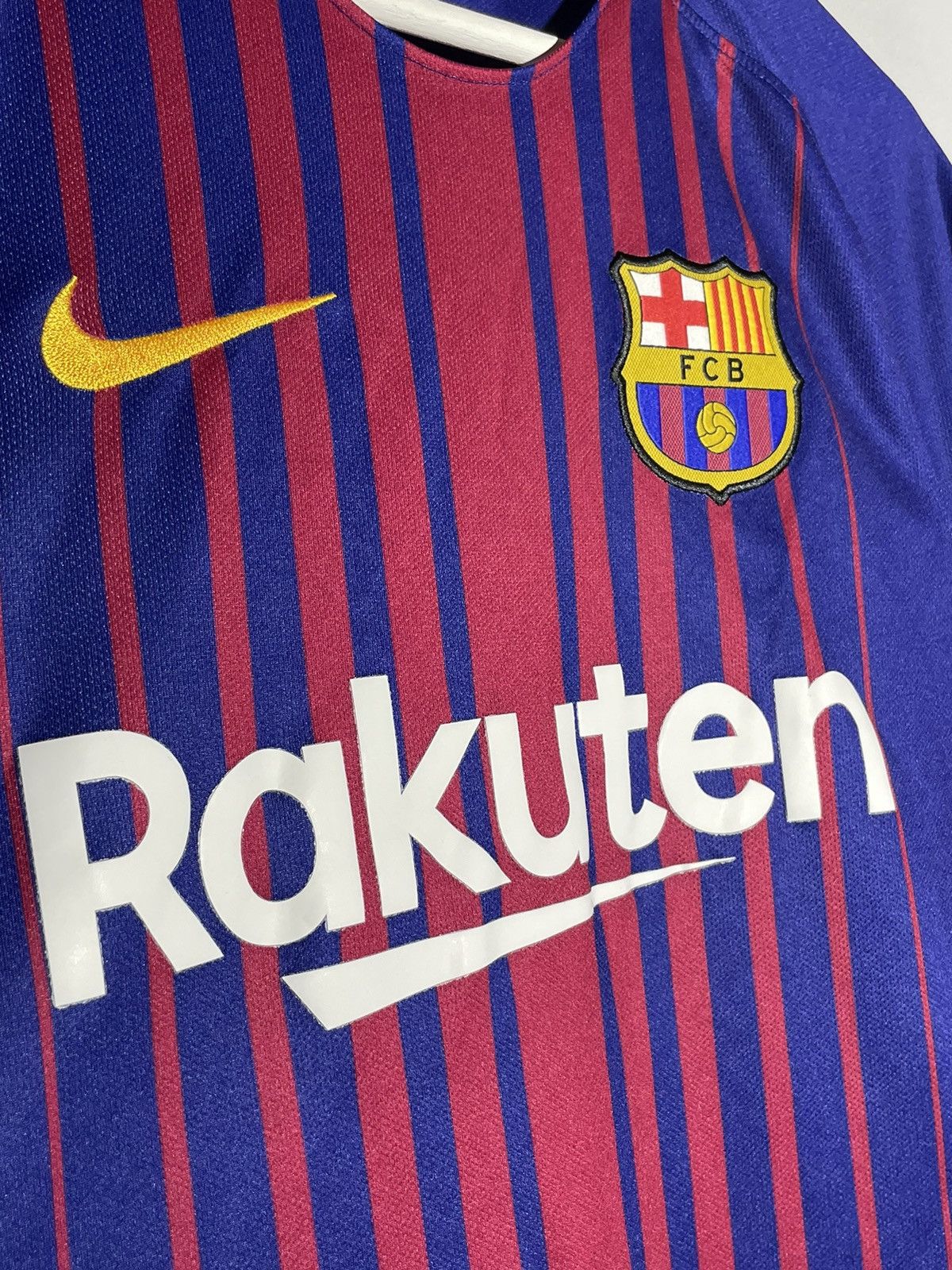 Nike F.C Barcelona Nike 2017/18 Home Y2k Streetwear Football Kit Size US S / EU 44-46 / 1 - 7 Thumbnail