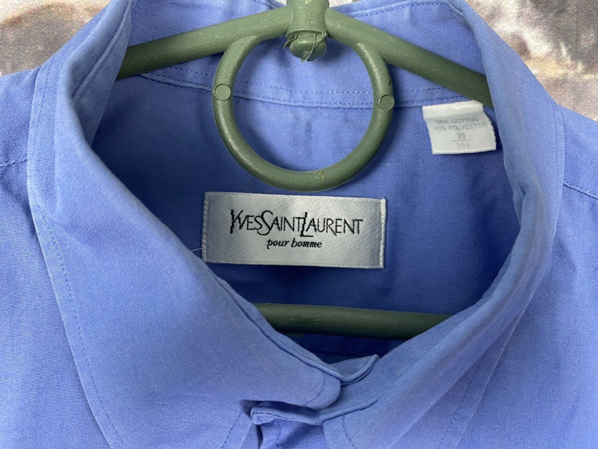 Yves Saint Laurent Men’s Yves Saint Laurent Shirt Button Up Luxury Size 39/154 Size US M / EU 48-50 / 2 - 5 Thumbnail
