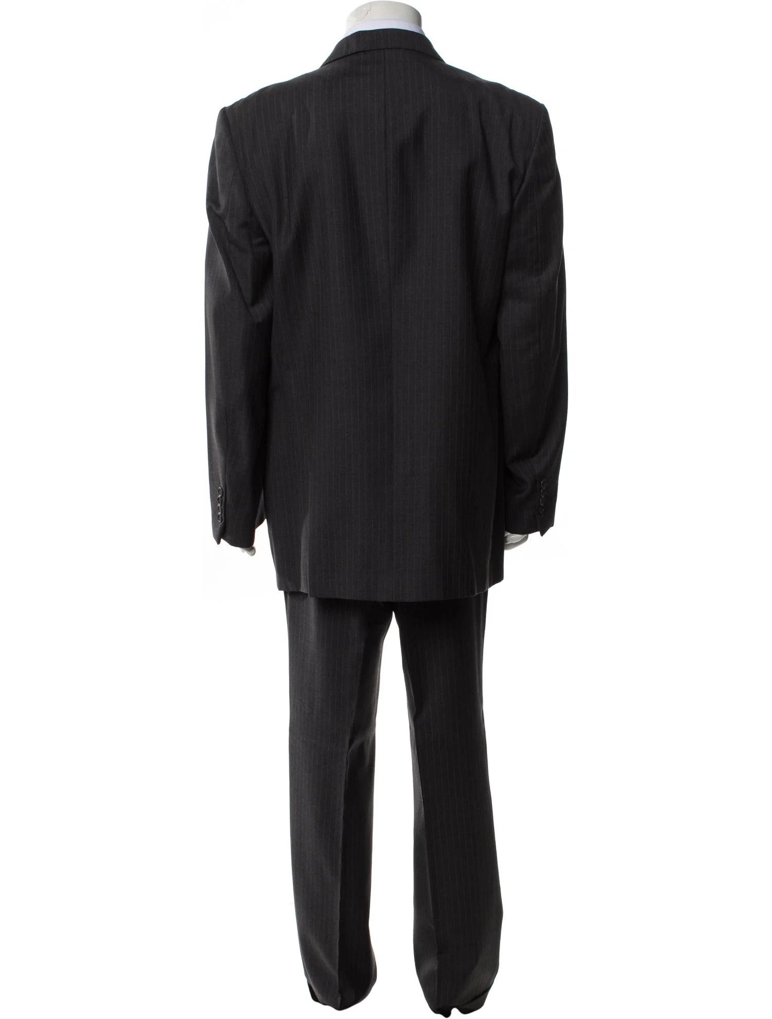 Yves Saint Laurent 3-button pinstripe 2-piece suit Size 50R - 4 Thumbnail