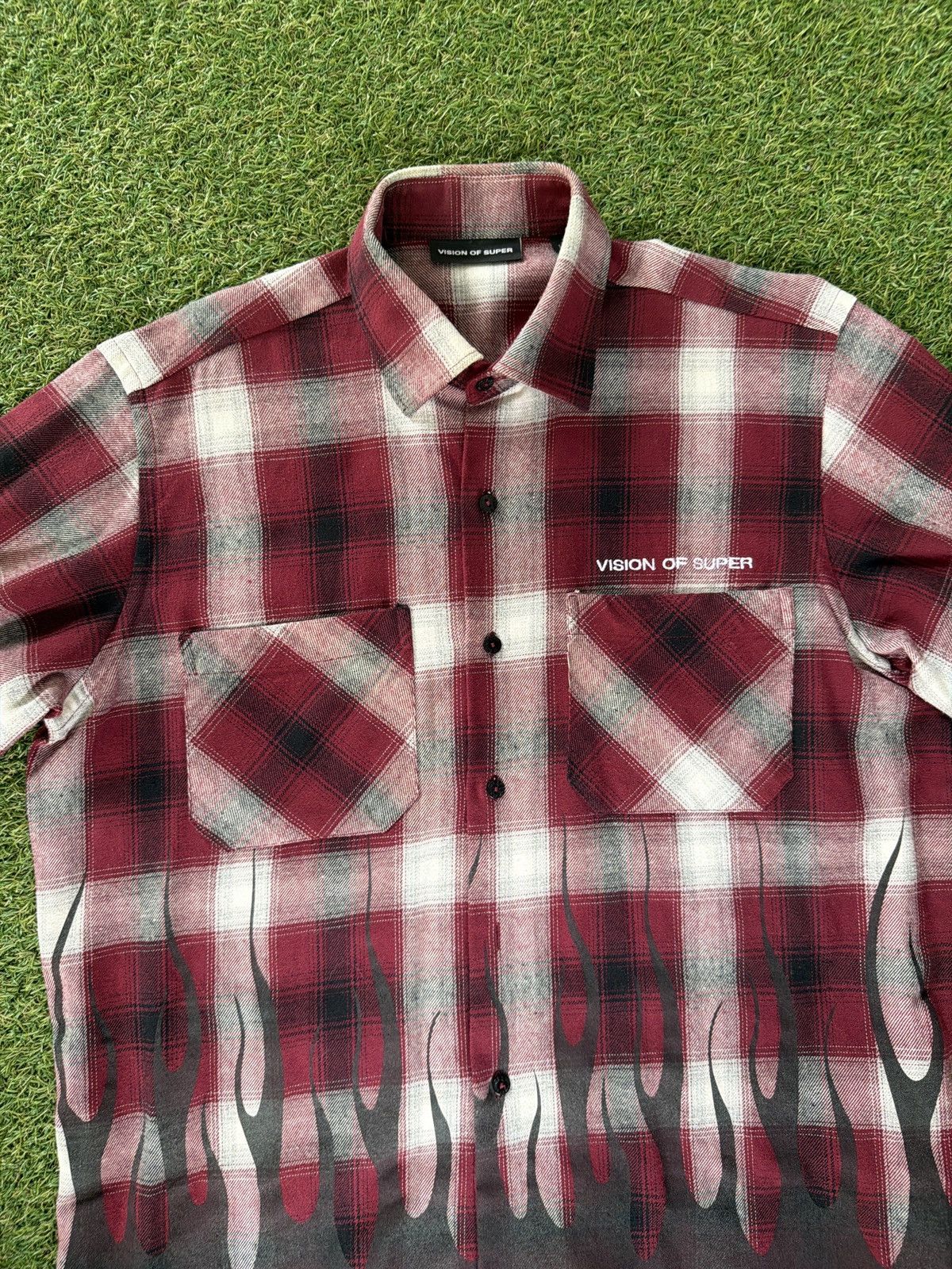 Other VISION OF SUPER CHECKED RED SHIRT Size US L / EU 52-54 / 3 - 4 Thumbnail