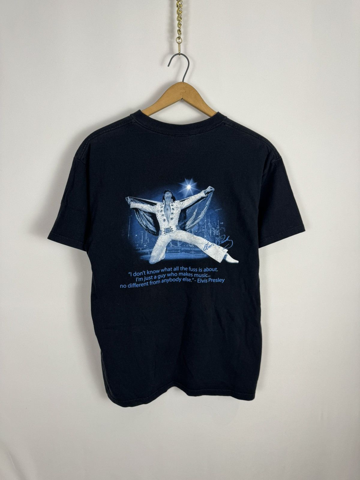 Anvil 2000s Elvis Graphic Shirt 30th Anniversary Size US L / EU 52-54 / 3 - 2 Thumbnail