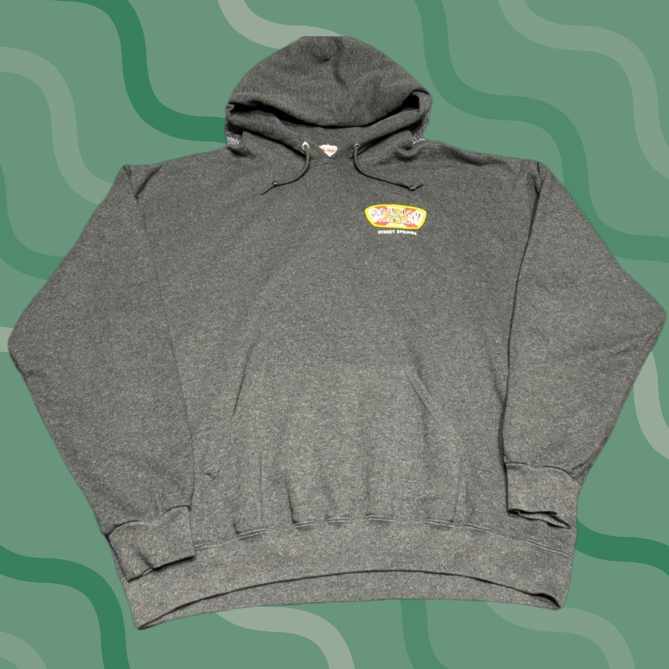 Ron Jon Surf Shop DIsney Springs Ron Jon Hoodie Unisex XL Gray Logo Pullover Crew Neck Hooded Disney Theme Activewear Mens Womens Size XL / US 12-14 / IT 48-50 - 1 Thumbnail