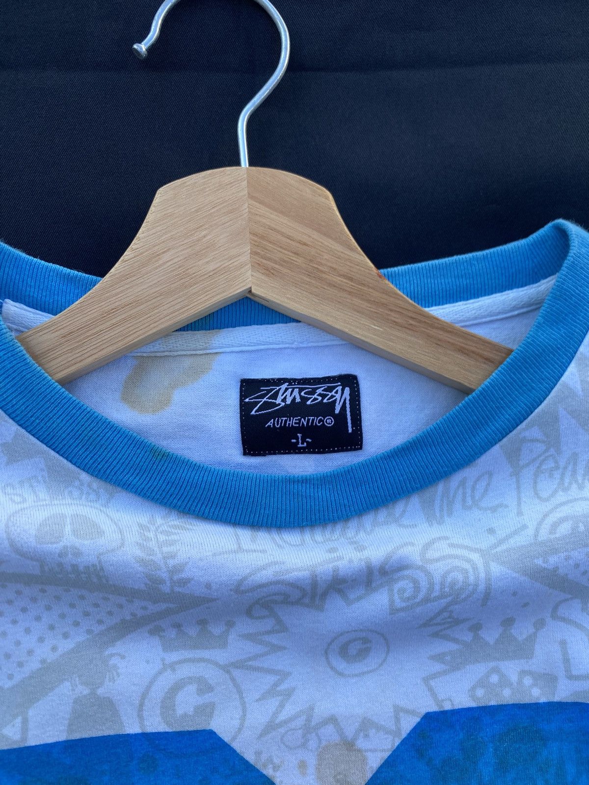 Stussy Rare Stussy “Increase the Peace” Graphic Tshirt Size US L / EU 52-54 / 3 - 10 Thumbnail