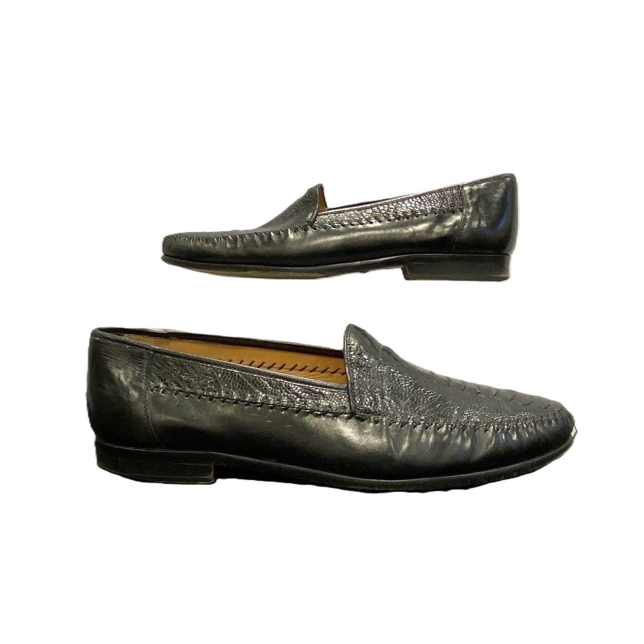 Sandro Moscoloni Sandro Moscoloni La Paz Ostrich Leather Handcrafted Loafers Size US 11 / EU 44 - 1 Thumbnail