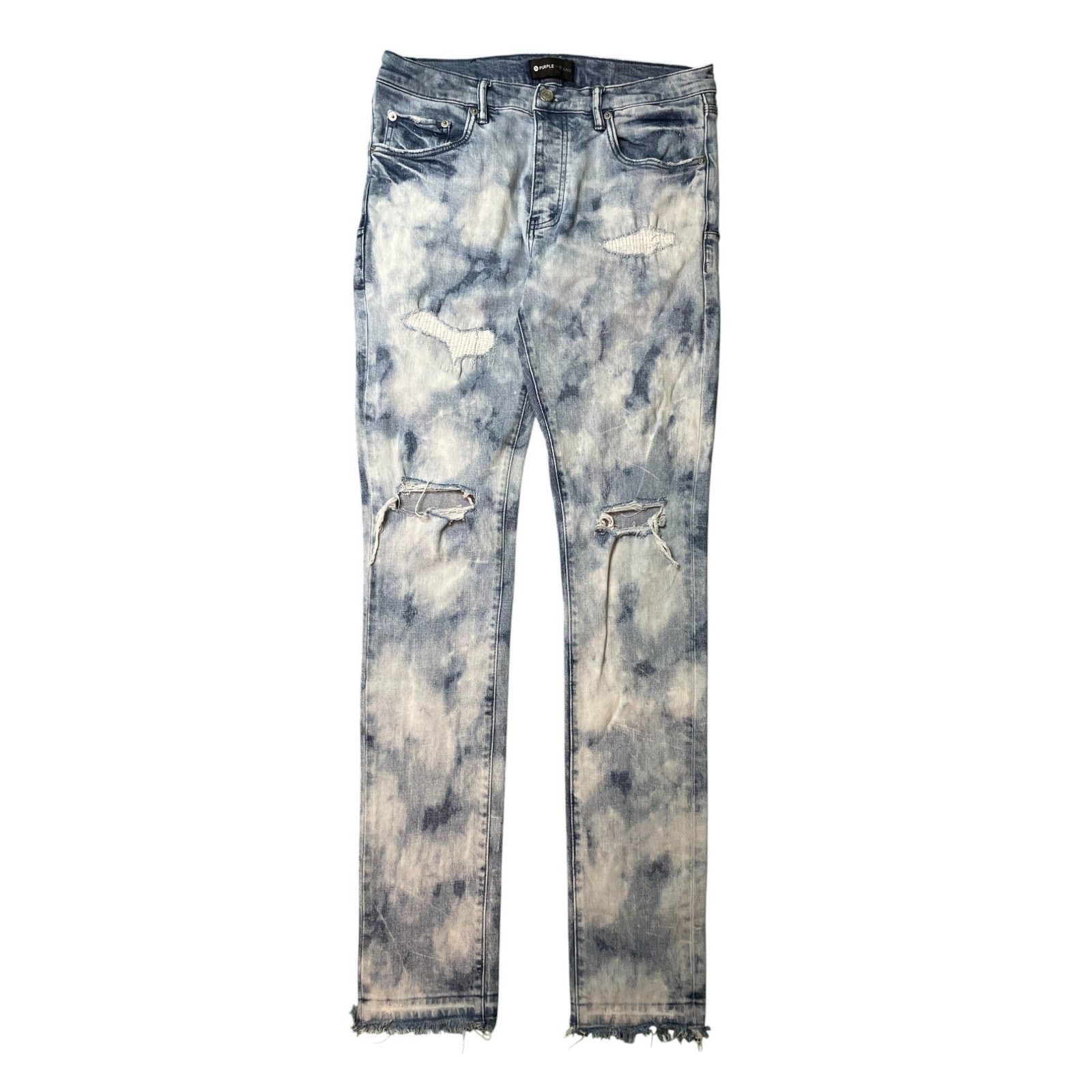 Purple Brand Distressed Light Wash Jeans
