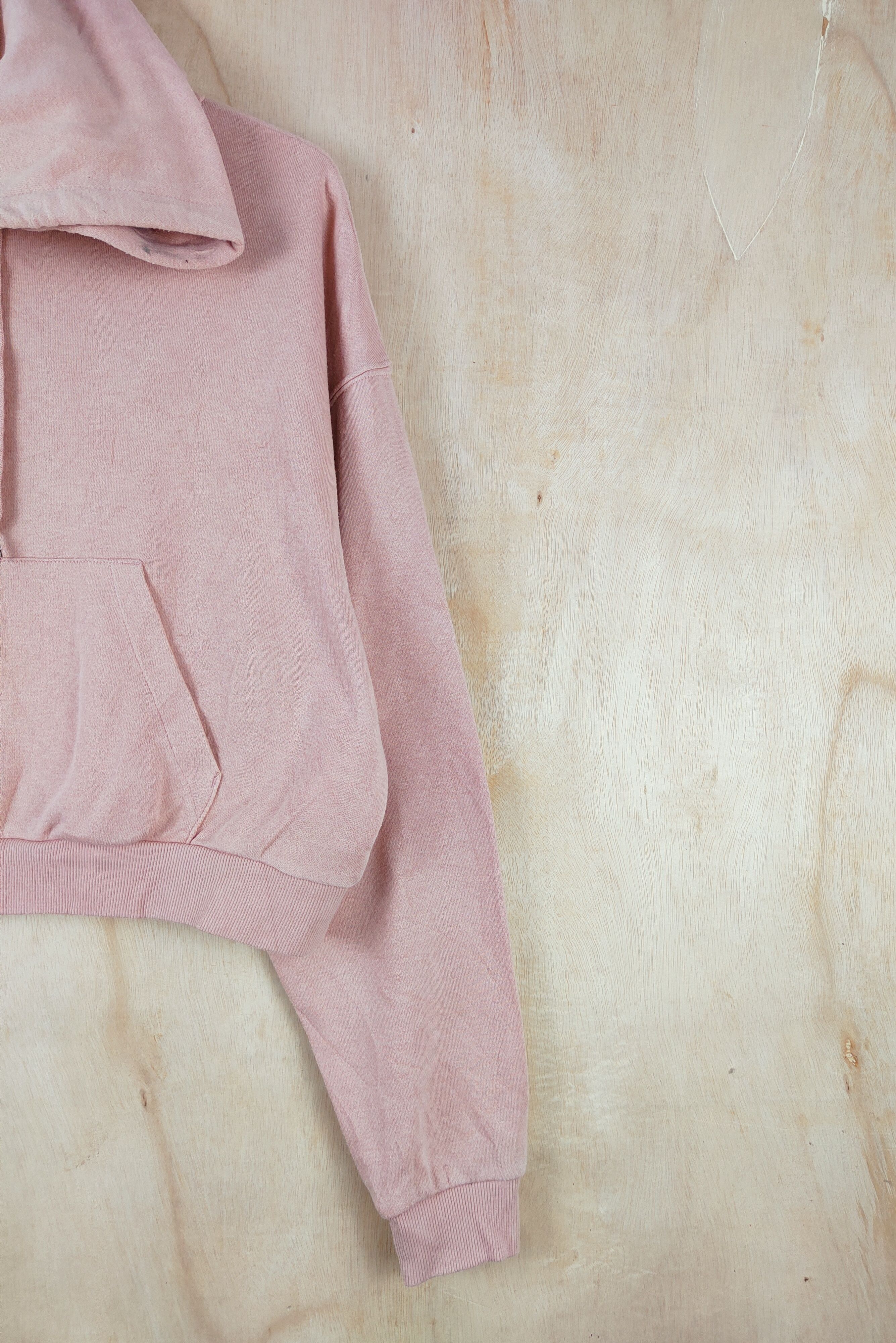 Divided × Vintage Vintage Divided Pink Hoodie Crop Tops Size S / US 4 / IT 40 - 5 Thumbnail
