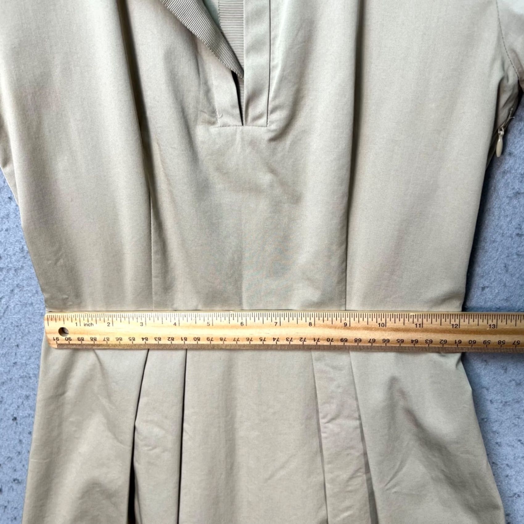 Elie Tahari Elie Tahari Beige Short-Sleeve Collared Pleated Dress Womens 0 Dress Beige Short Sleeve Collared Pleated Elie Tahari Womens 0 Jeans? Size XS / US 0-2 / IT 36-38 - 7 Thumbnail