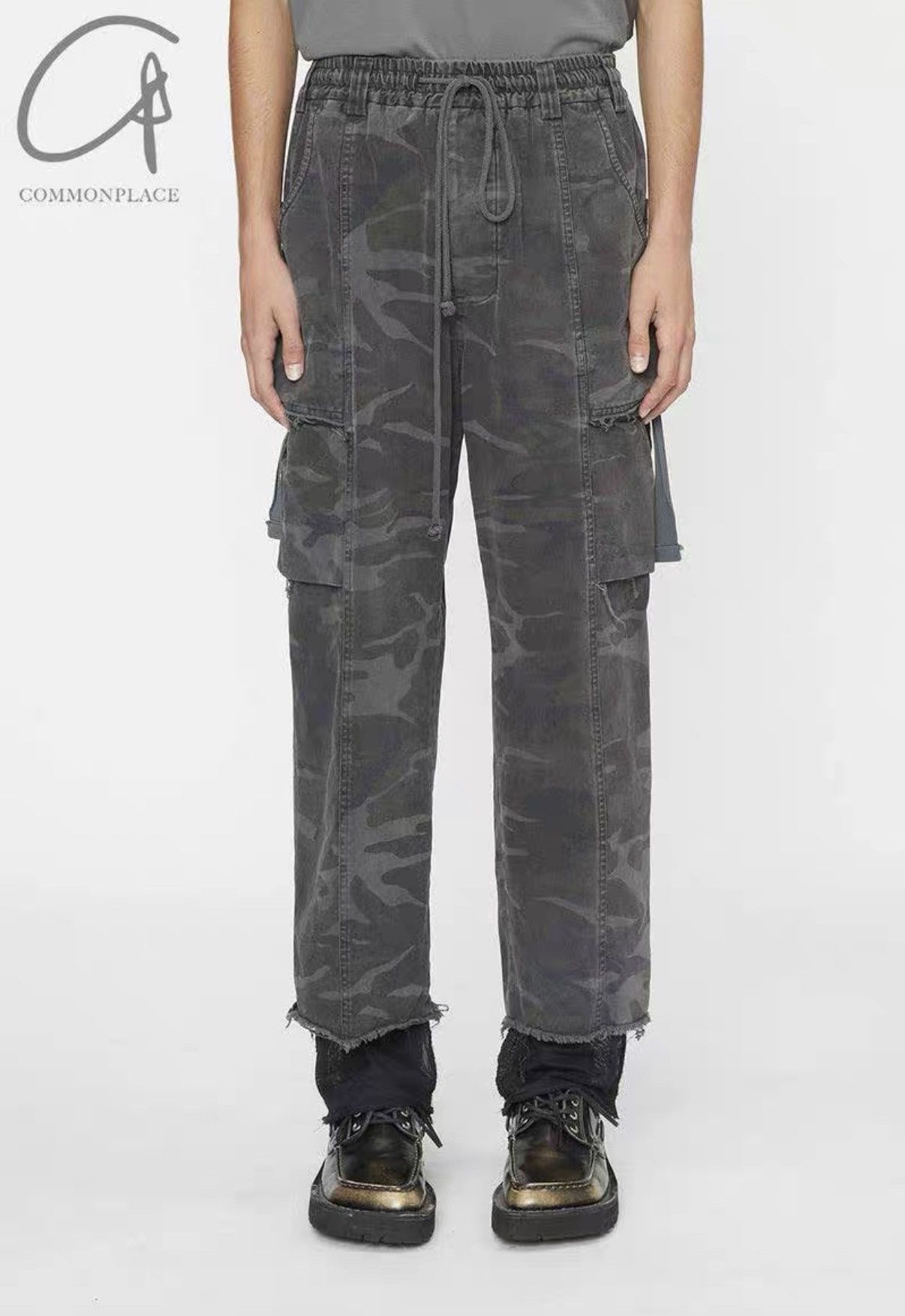Song For The Mute Song For The Mute 23.2 Camo Layered Cargo Pants J31 Size US 34 / EU 50 - 7 Thumbnail
