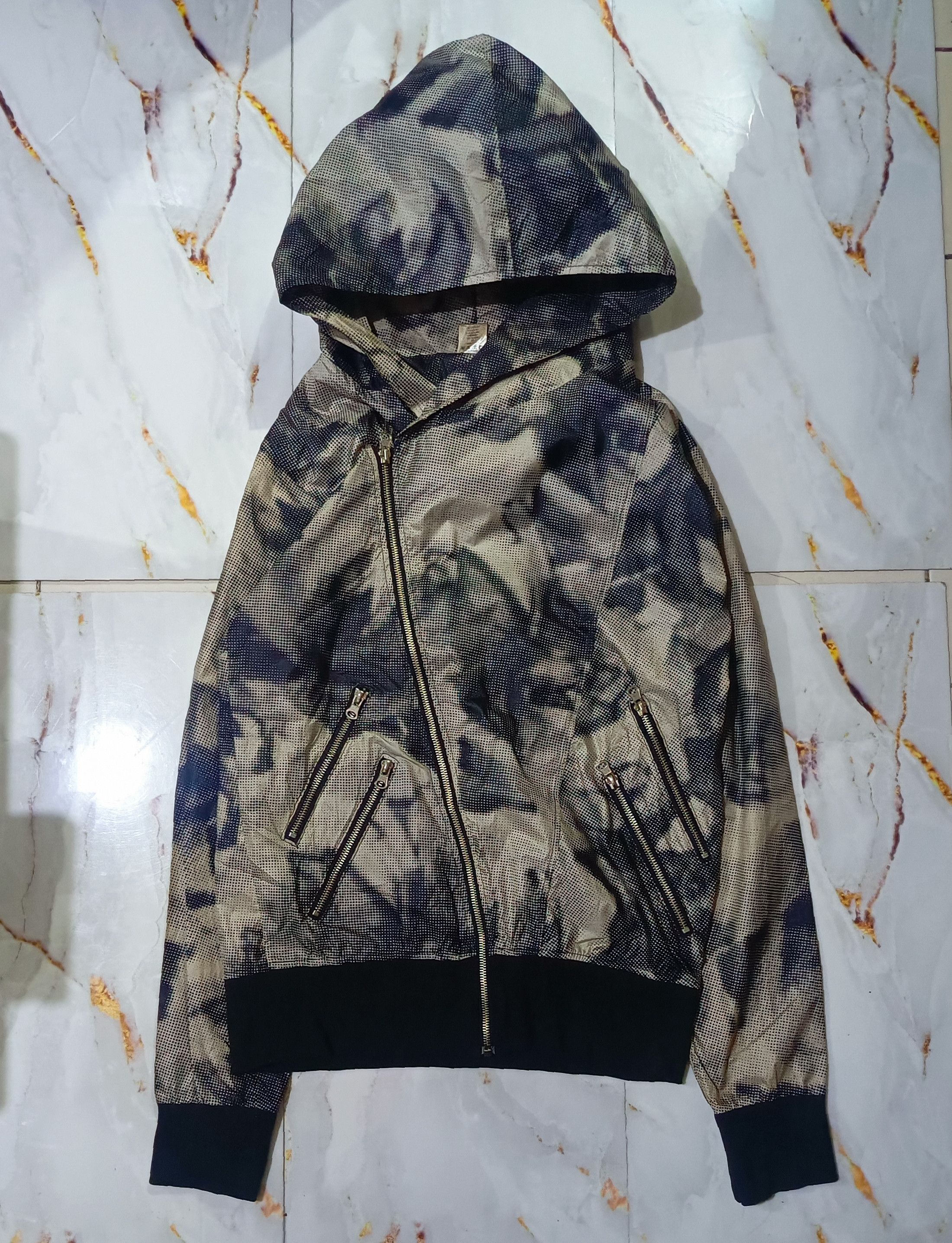 GOA GOA Bono packable zip hoodie faded wash | Grailed