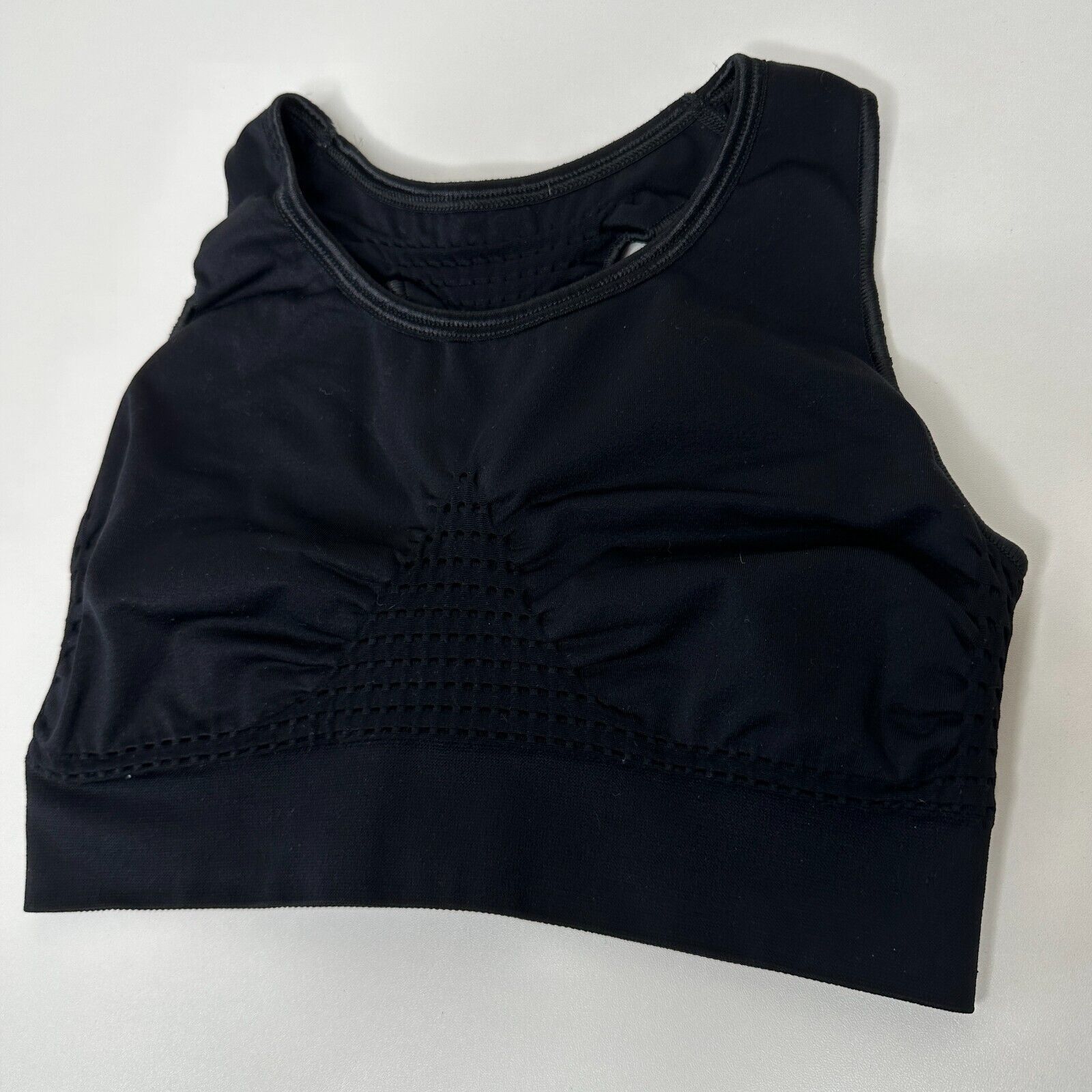 Sweaty Betty Sweaty Betty Black High Neck Sports Bra Wicking Racerback M Size M / US 6-8 / IT 42-44 - 3 Thumbnail